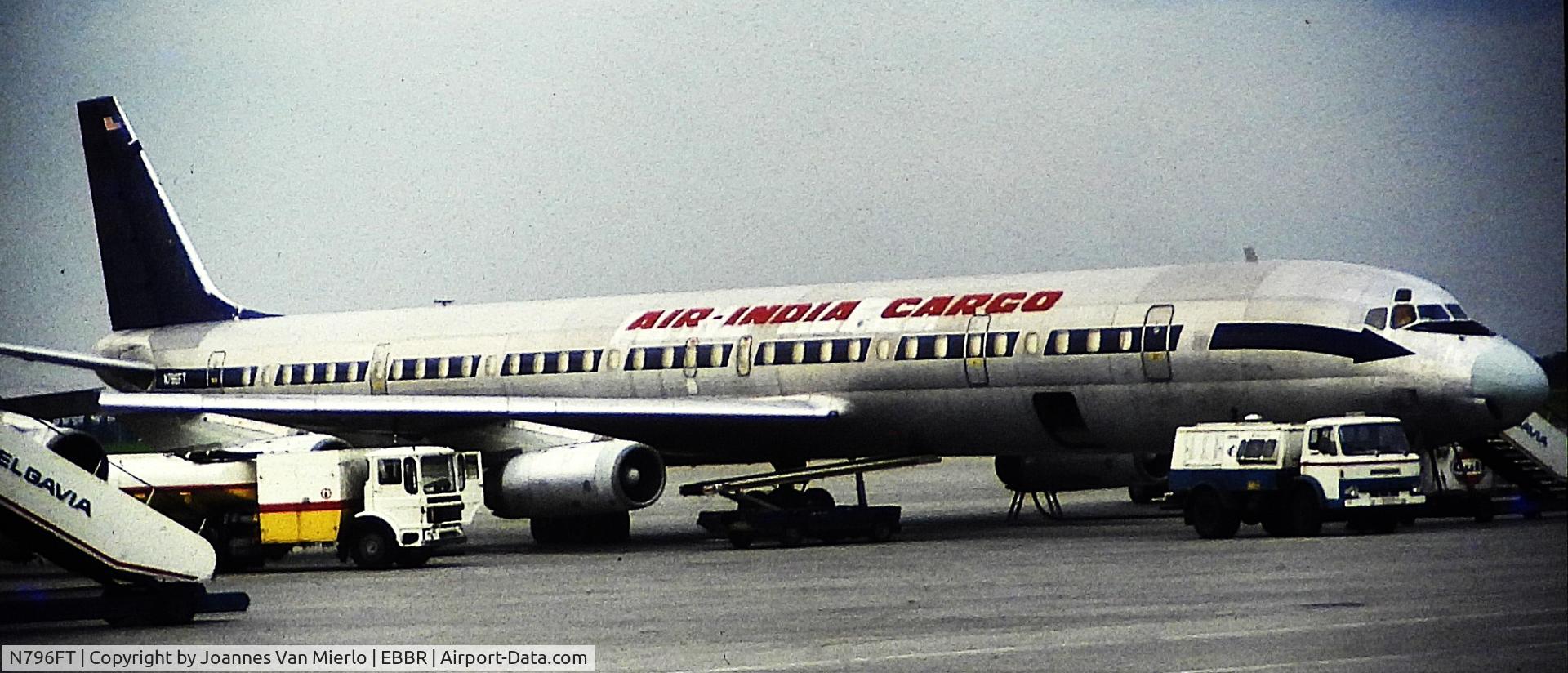 N796FT, 1969 Douglas DC-8-73F C/N 46104, ex-slide