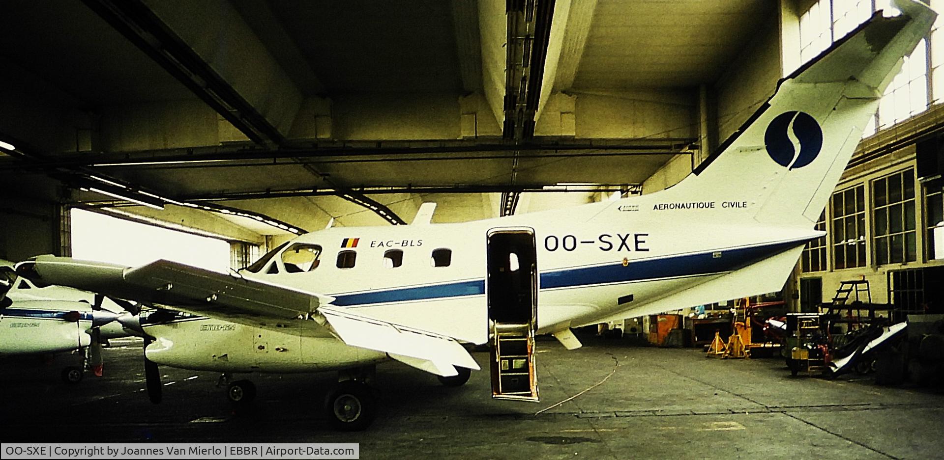 OO-SXE, 1981 Embraer EMB-121A Xingu C/N 121045, ex-slide