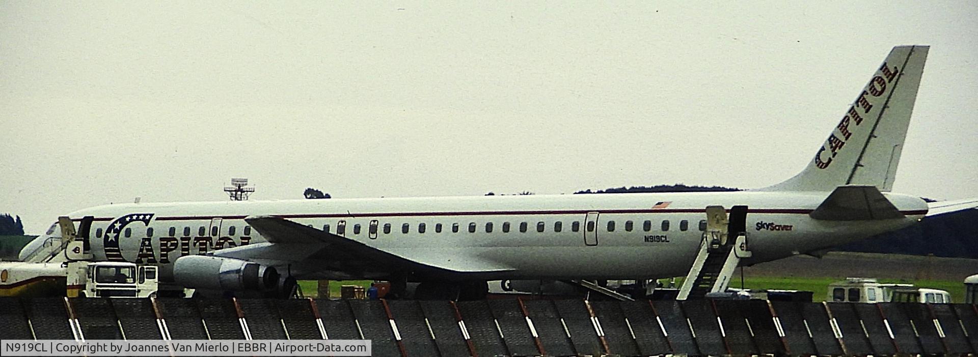 N919CL, 1969 Douglas DC-8-63 C/N 46106, ex-slide