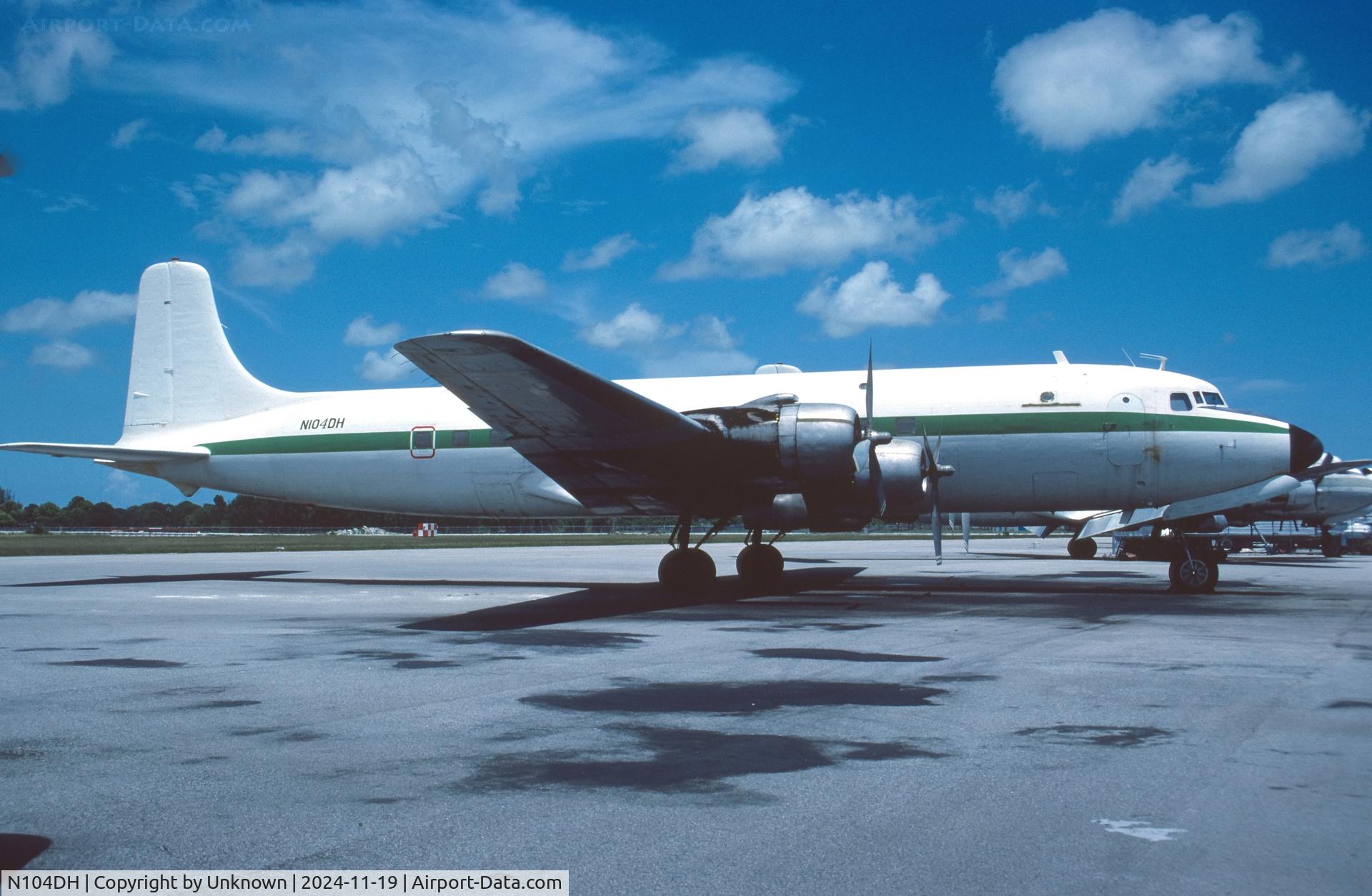 N104DH, 1951 Douglas VC-118B Liftmaster (R6D-1) C/N 43706, Unknown