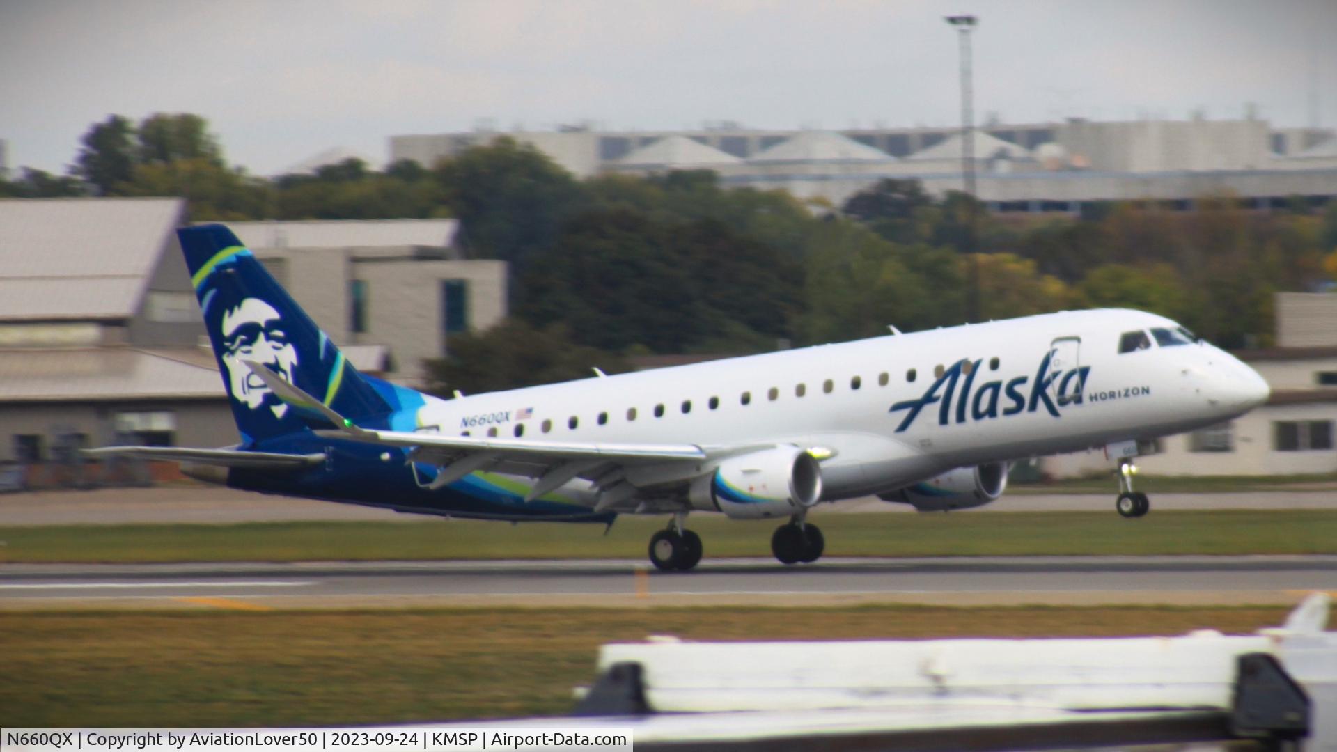 N660QX, 2023 Embraer E175LR C/N 17000948, Alaska Horizon E175