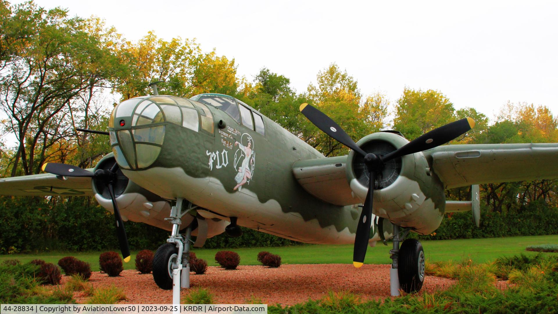 44-28834, 1944 North American B-25J Mitchell C/N 108-28834, B-25J