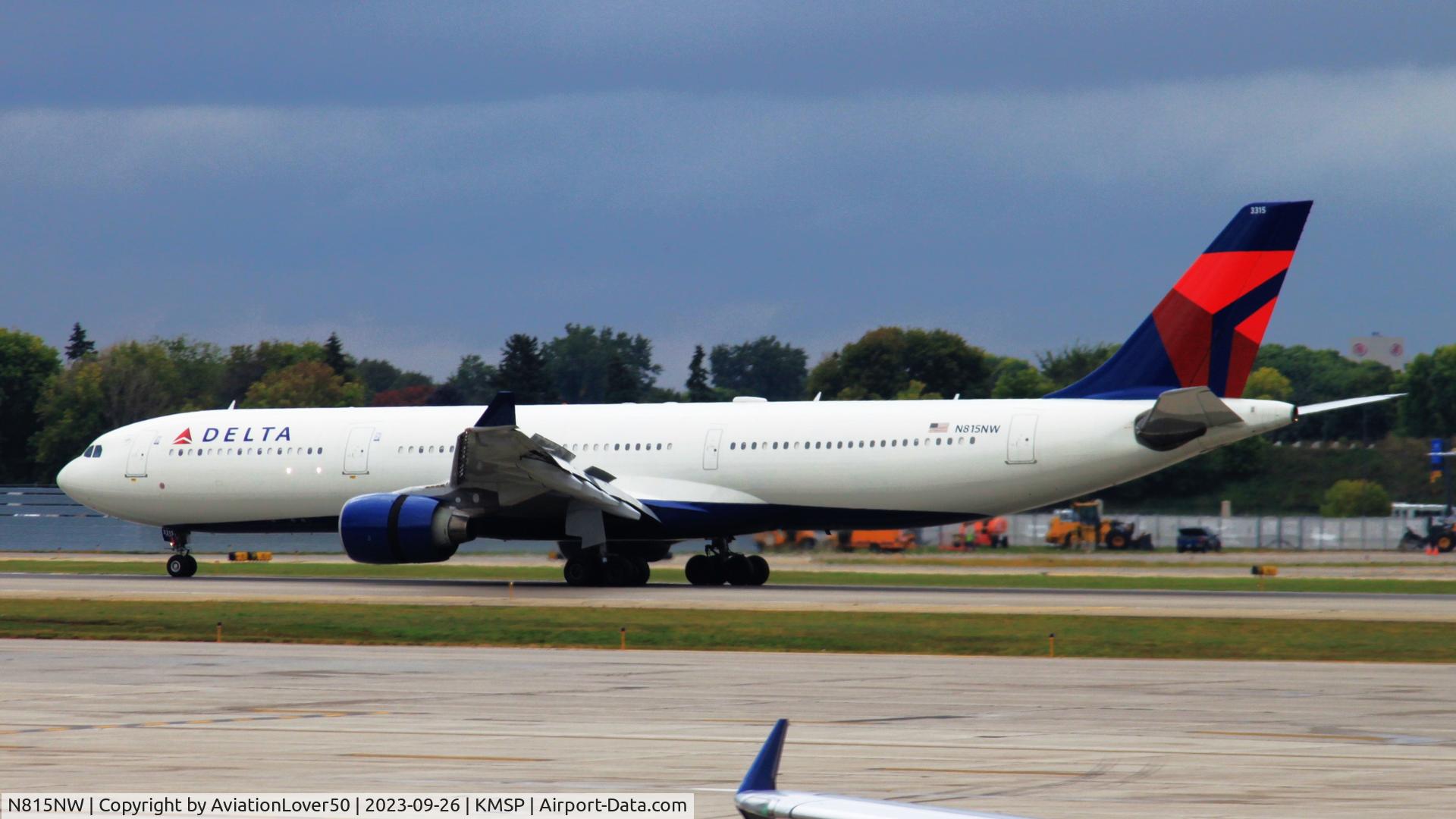 N815NW, 2007 Airbus A330-323X C/N 0817, Delta A333