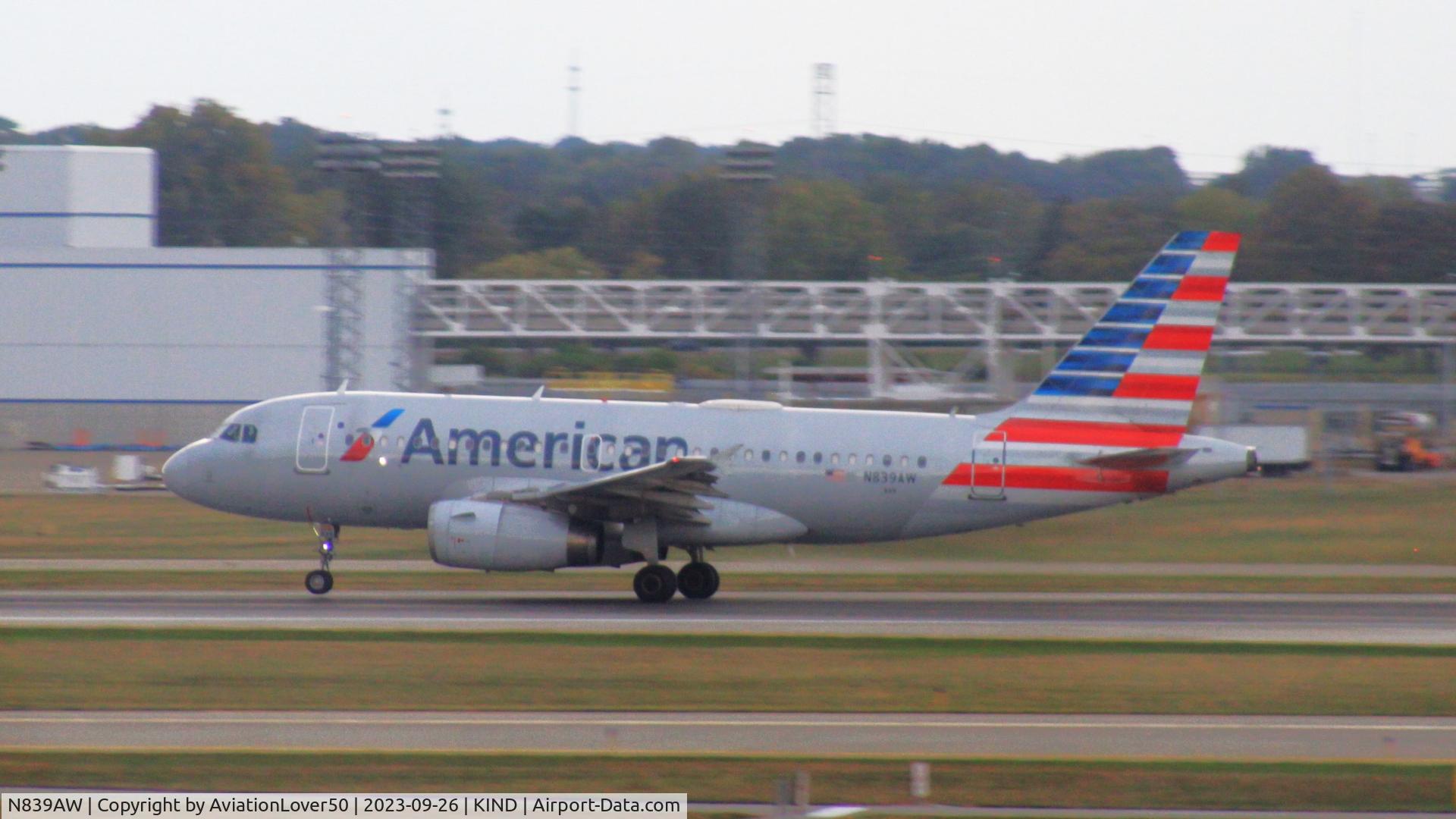 N839AW, 2006 Airbus A319-132 C/N 2669, American A319