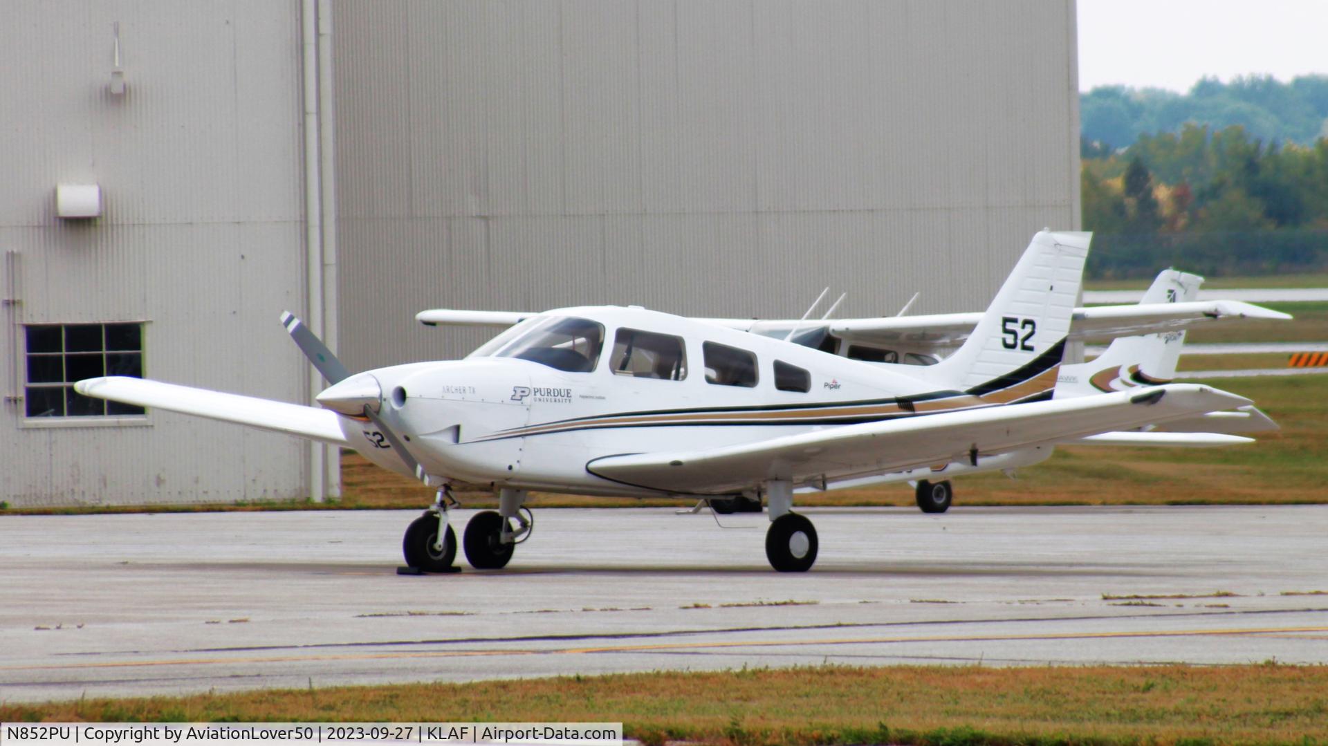 N852PU, 2020 Piper PA-28-181 C/N 2881325, Purdue Archer TX
