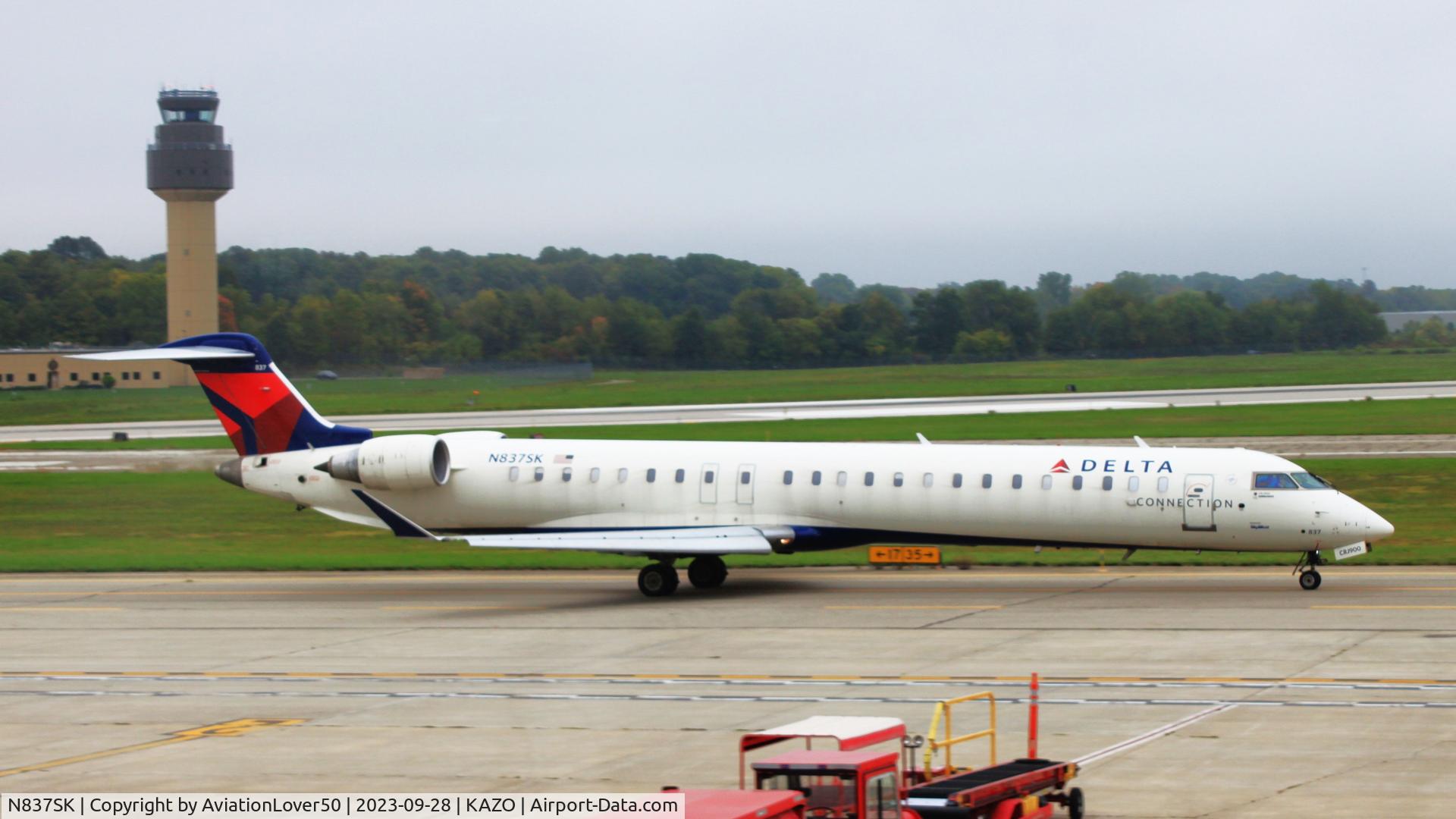 N837SK, 2019 Bombardier CL-600-2D24 C/N 15466, Delta Connection CRJ9
