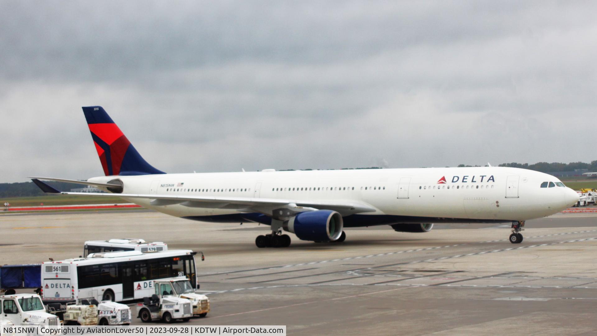 N815NW, 2007 Airbus A330-323X C/N 0817, Delta A333