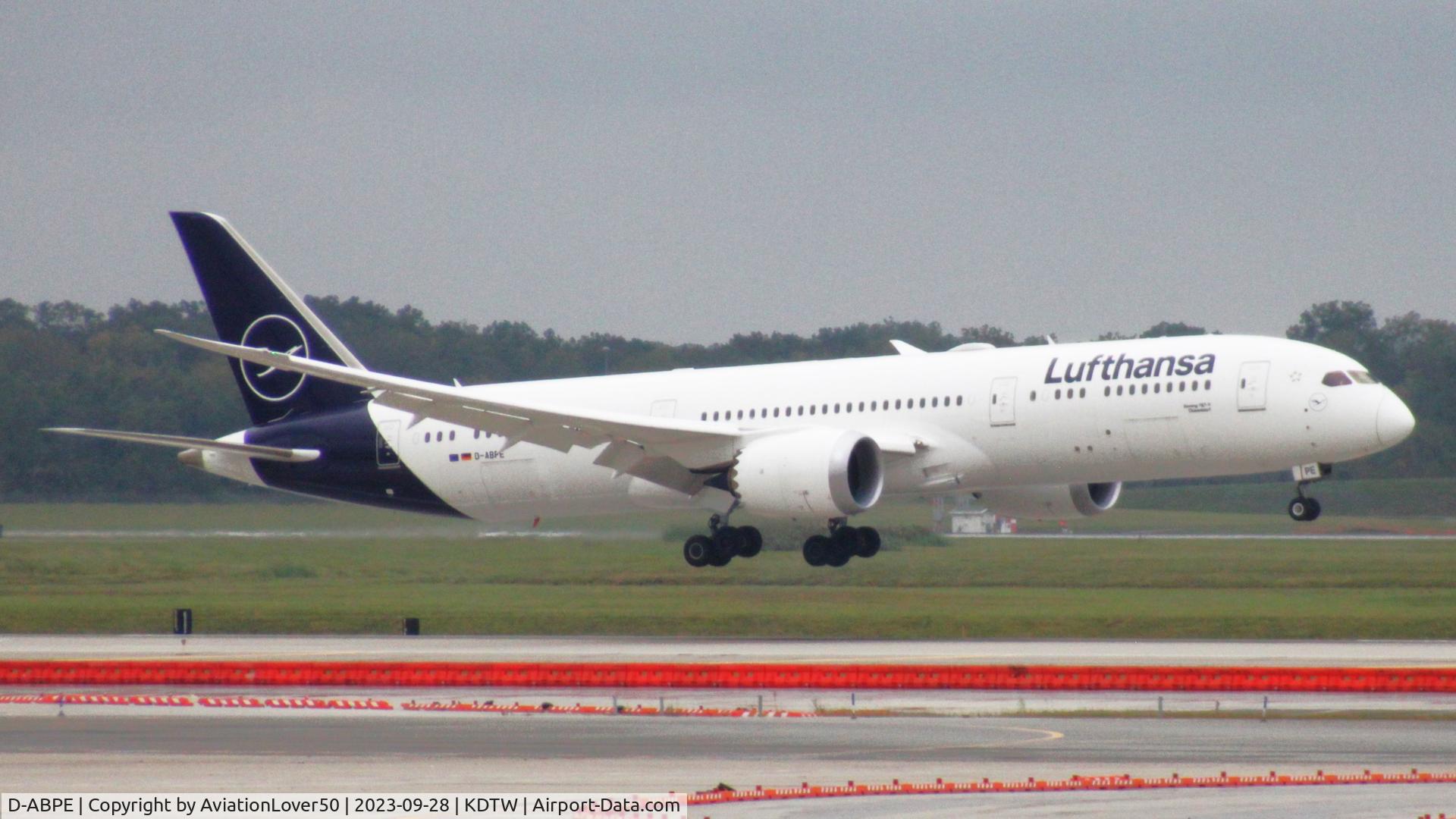 D-ABPE, 2023 Boeing 787-9 Dreamliner C/N 62143, Lufthansa 789
