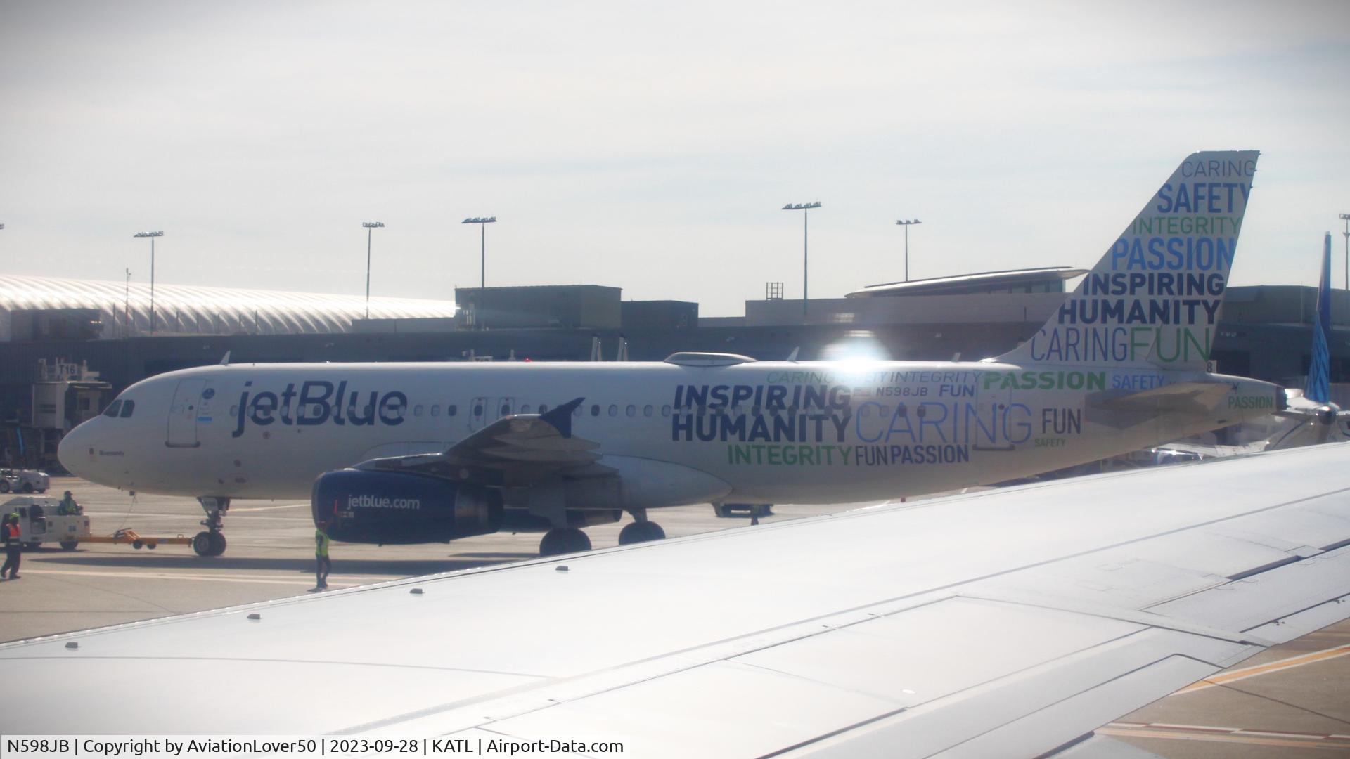 N598JB, 2004 Airbus A320-232 C/N 2314, jetBlue Inspiring Humanity A320
