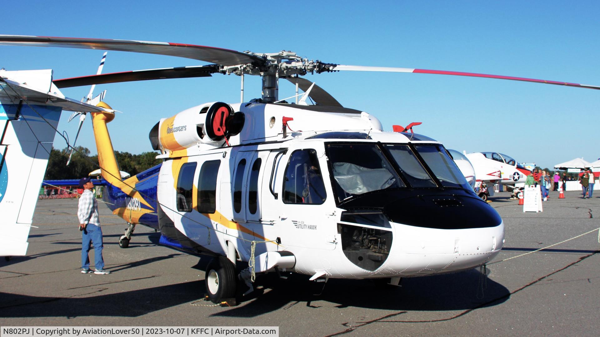N802PJ, 1979 Sikorsky UH-60A Black Hawk C/N 70-095, PJ Helicopters UH-60A