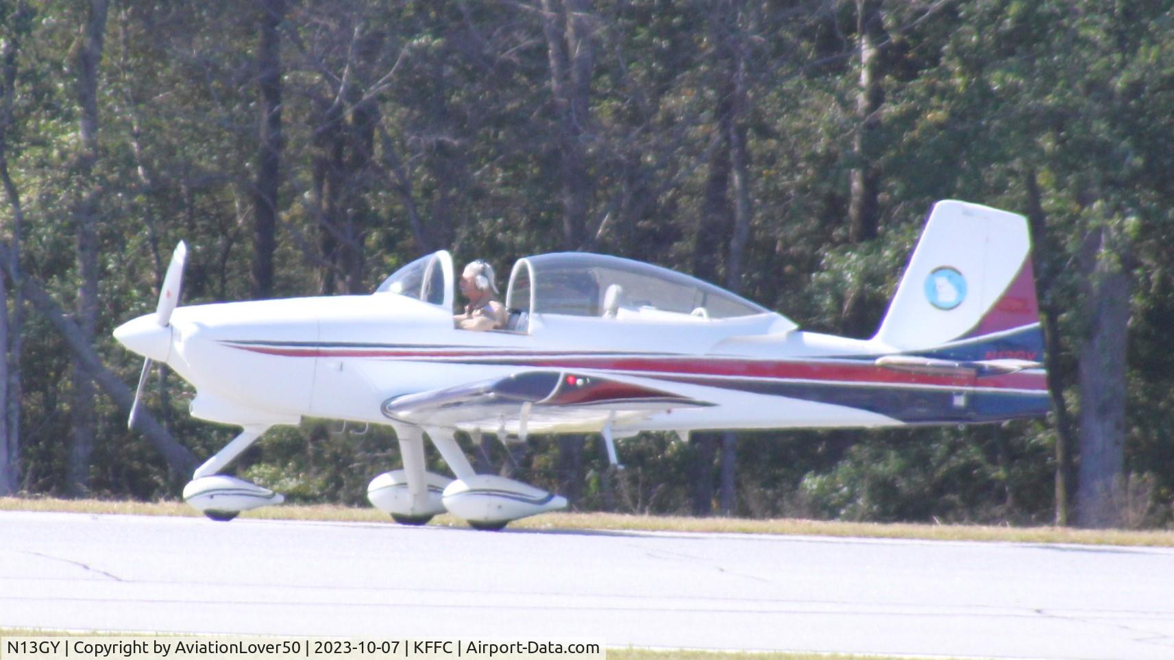 N13GY, 2001 Vans RV-8A C/N 81355, RV-8A