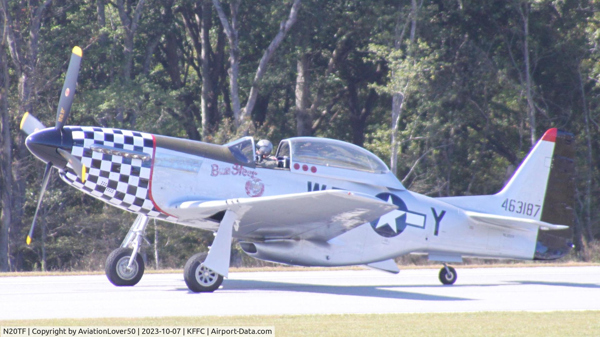 N20TF, 1967 North American (Cavalier) TF-51D Mustang C/N AF67-14866, TF-51D Bum Steer