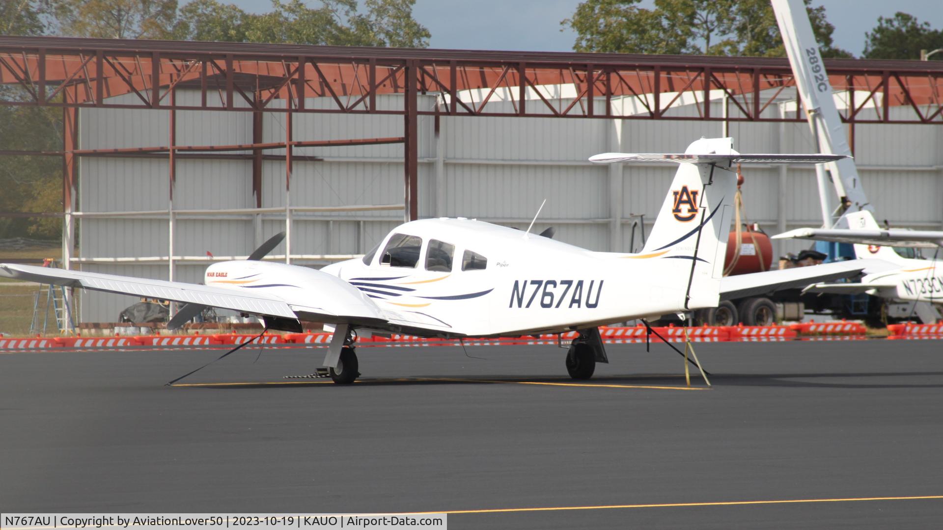 N767AU, 2019 Piper PA-44-180 Seminole C/N 4496456, Auburn PA-44-180