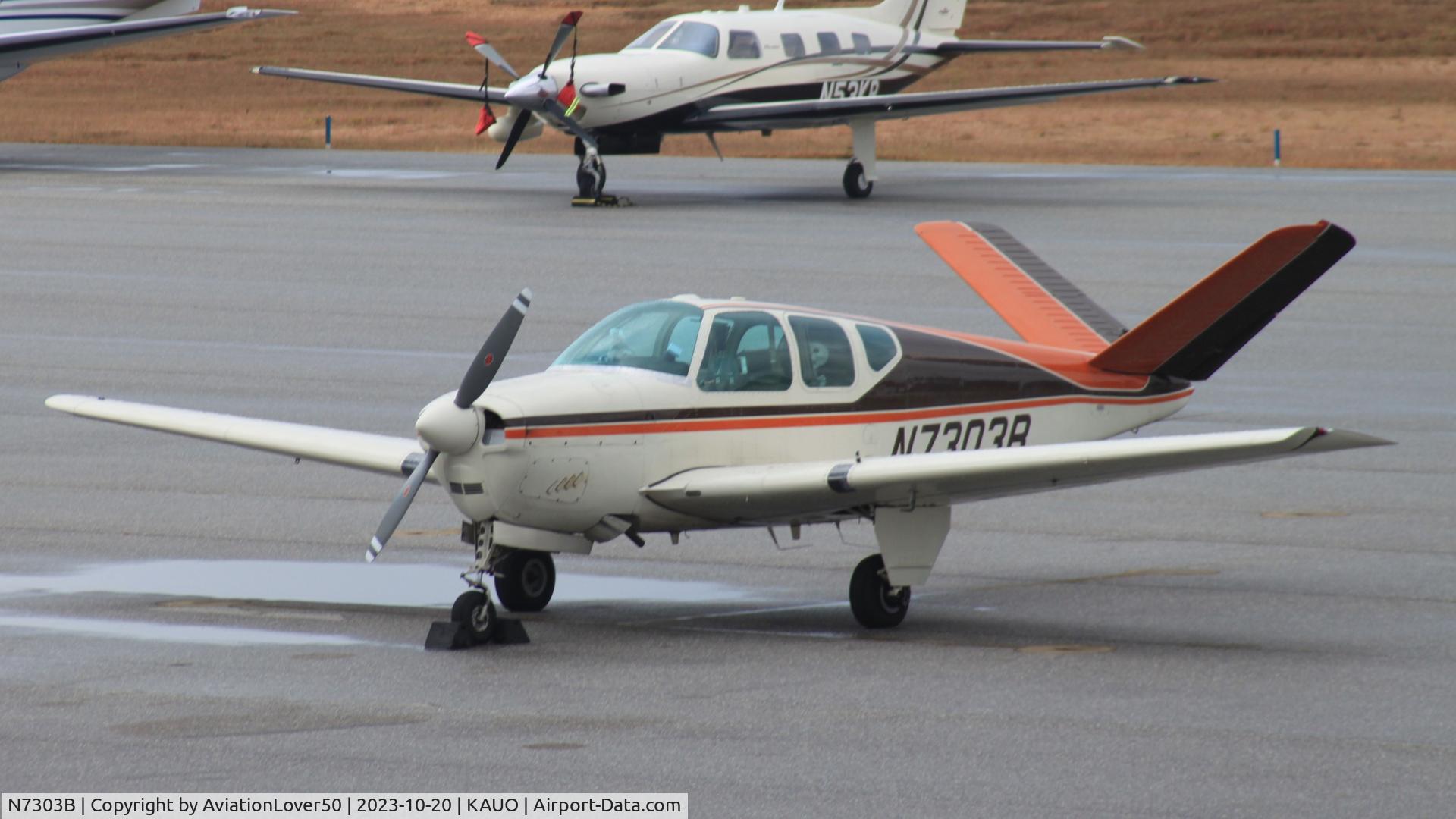N7303B, 1954 Beech E35 C/N D-3766, E35 Bonanza