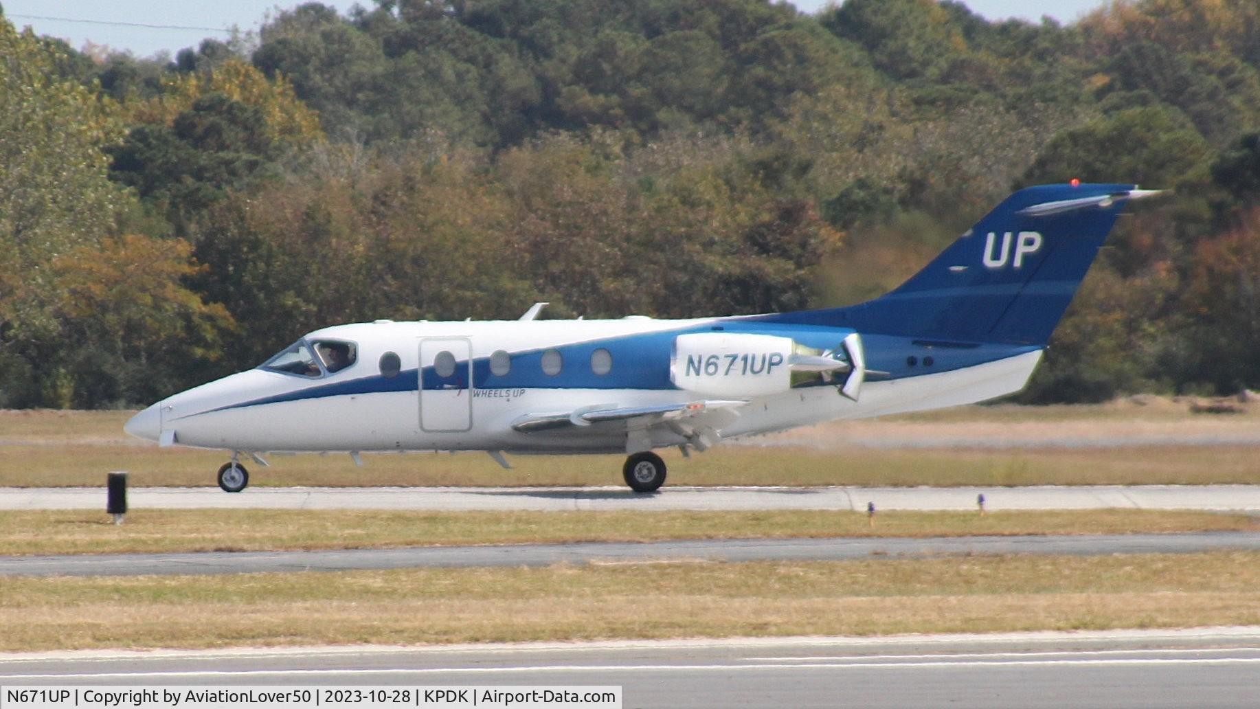 N671UP, Raytheon 400A C/N RK-415, Wheels Up 400XP