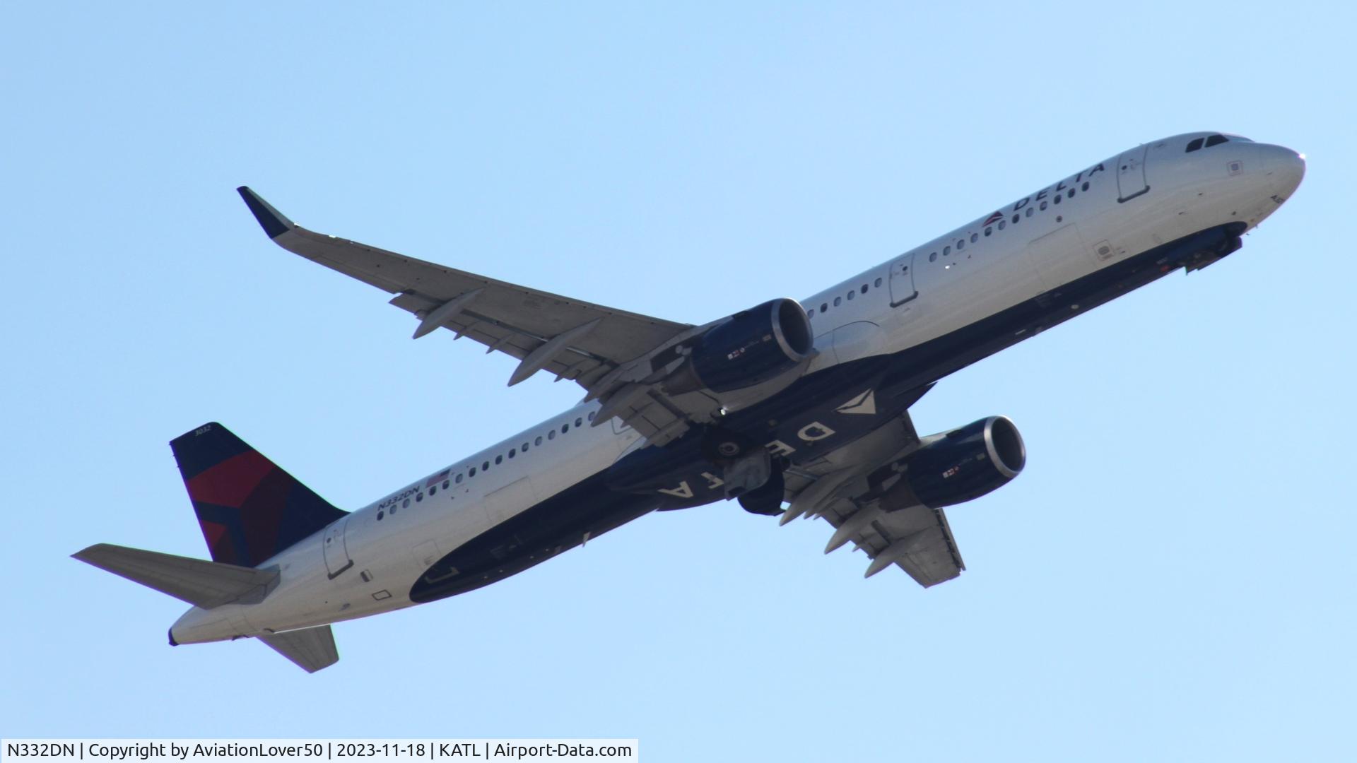 N332DN, 2017 Airbus A321-211 C/N 7973, Delta A321