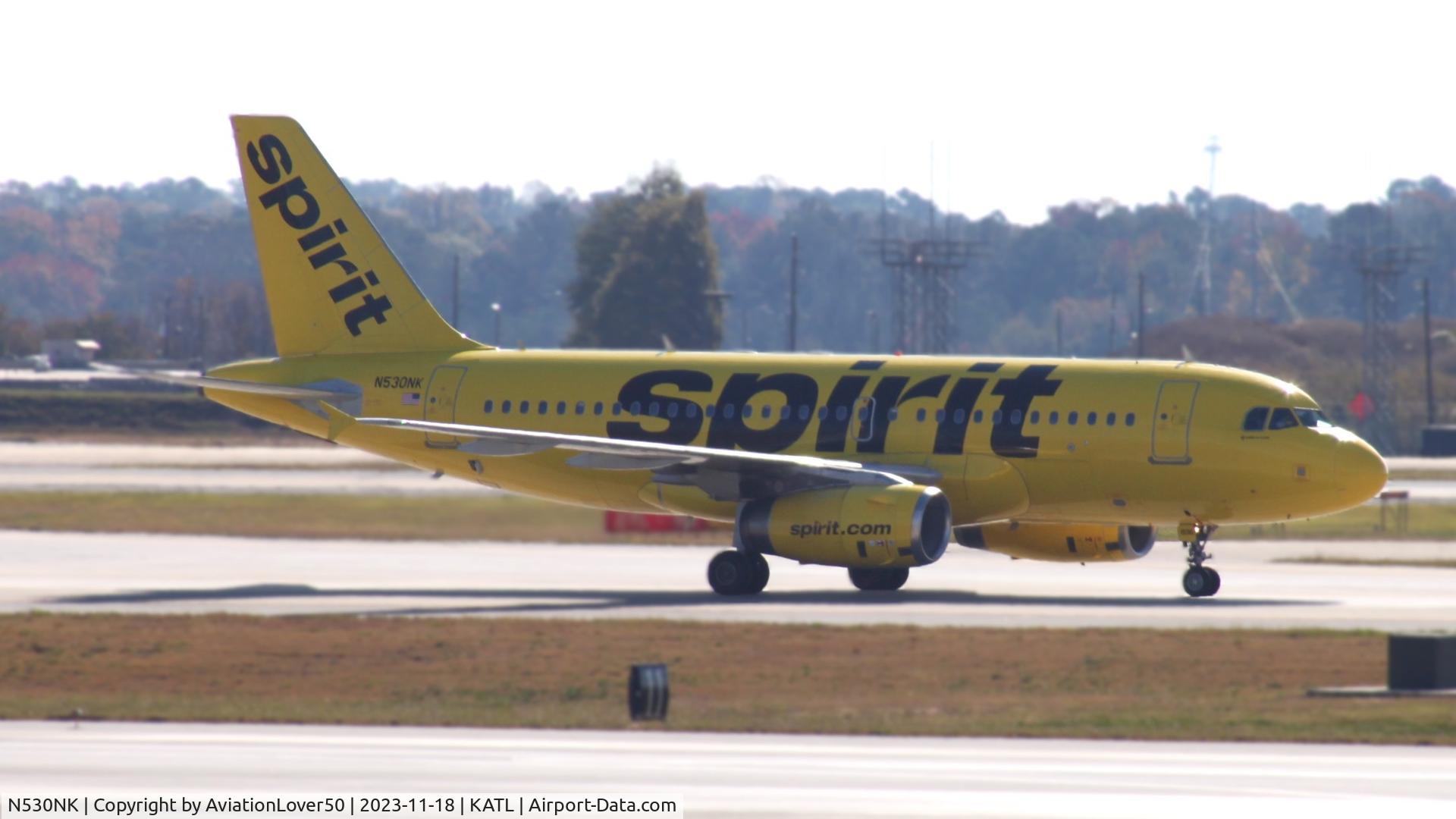 N530NK, 2007 Airbus A319-132 C/N 3017, Spirit A319