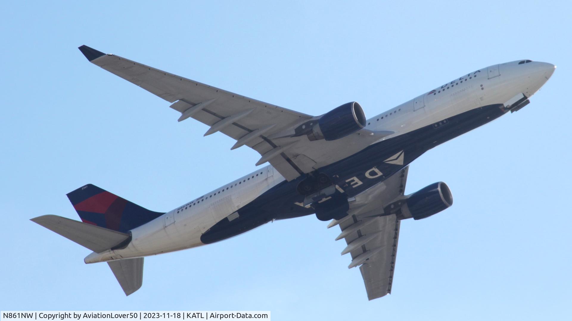 N861NW, 2006 Airbus A330-223 C/N 0796, Delta A332