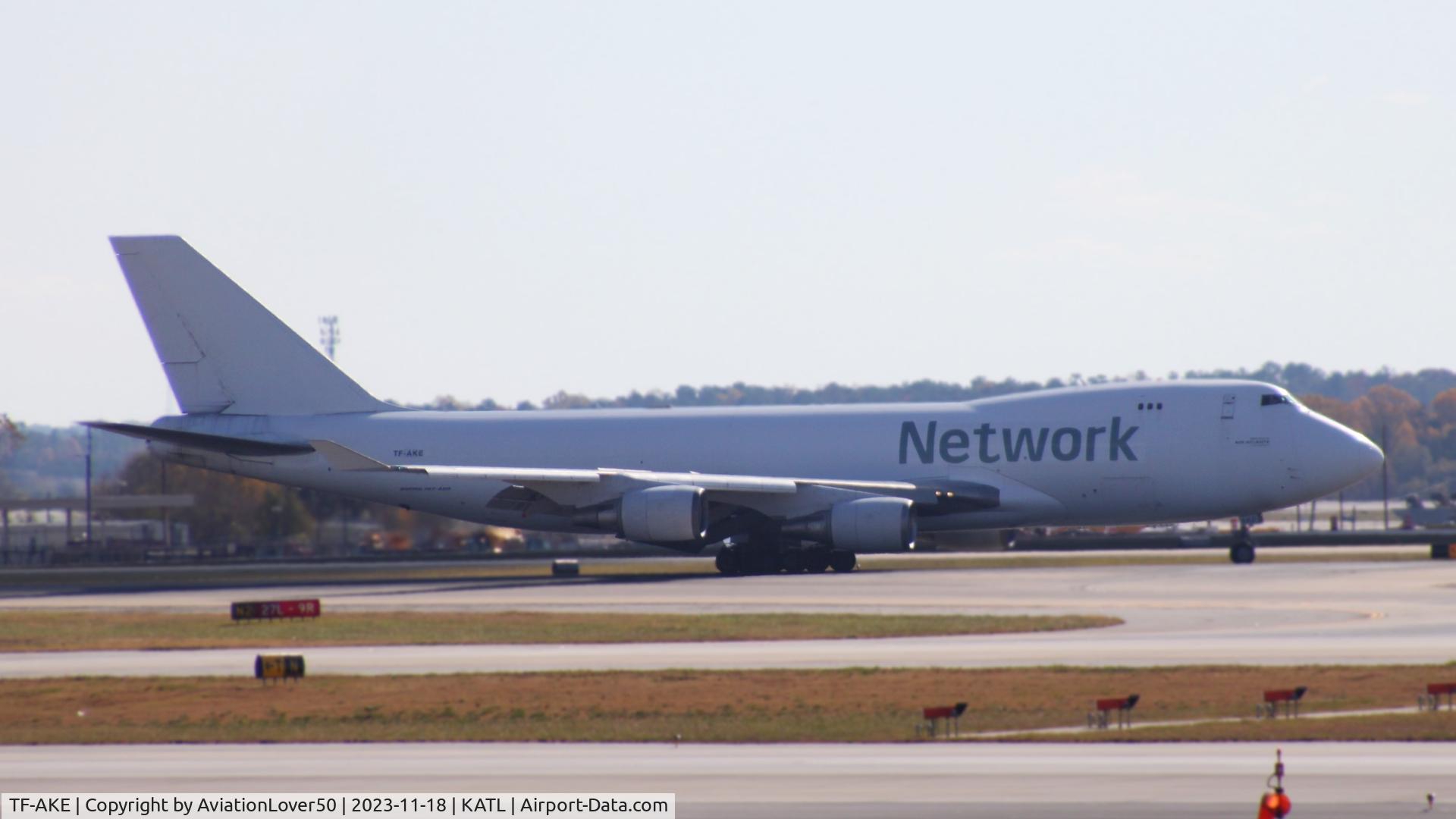 TF-AKE, 2000 Boeing 747-409F C/N 30761, Network 744F
