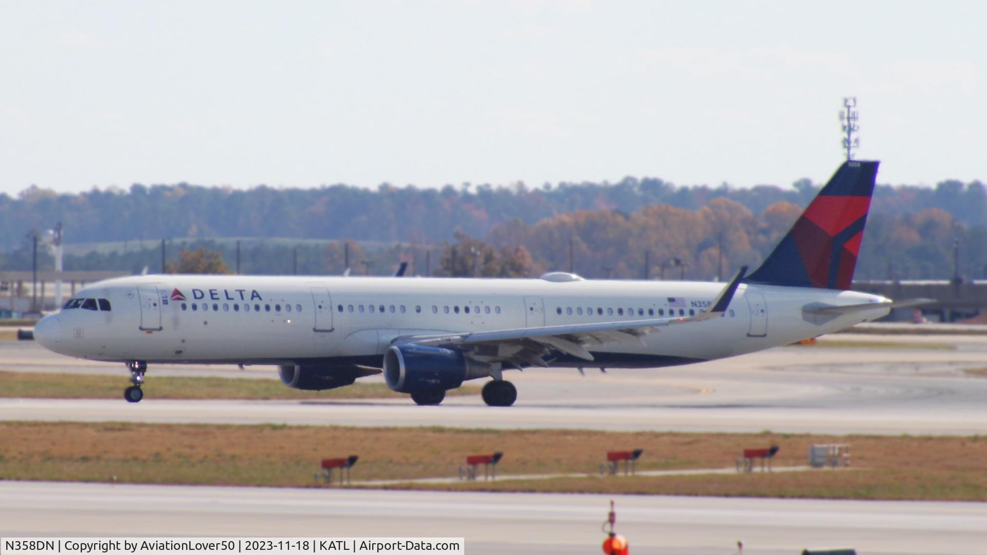 N358DN, 2018 Airbus A321-211 C/N 8316, Delta A321