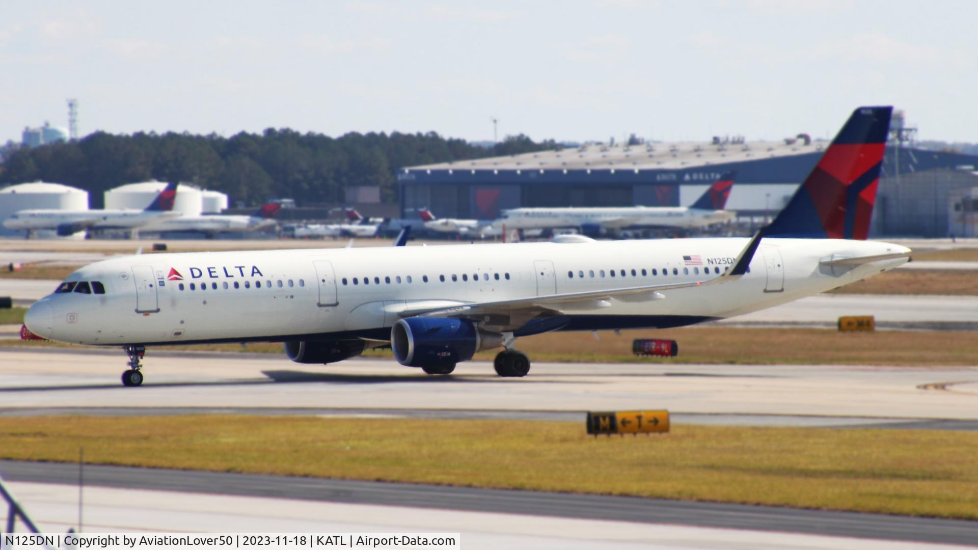 N125DN, 2021 Airbus A321-211 C/N 10252, Delta A321