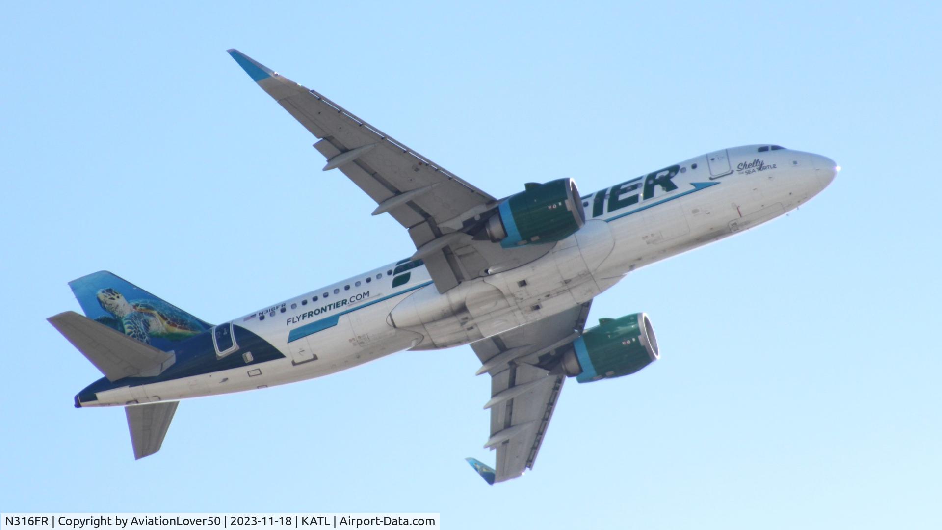 N316FR, 2017 Airbus A320-251N C/N 7824, Frontier A20N