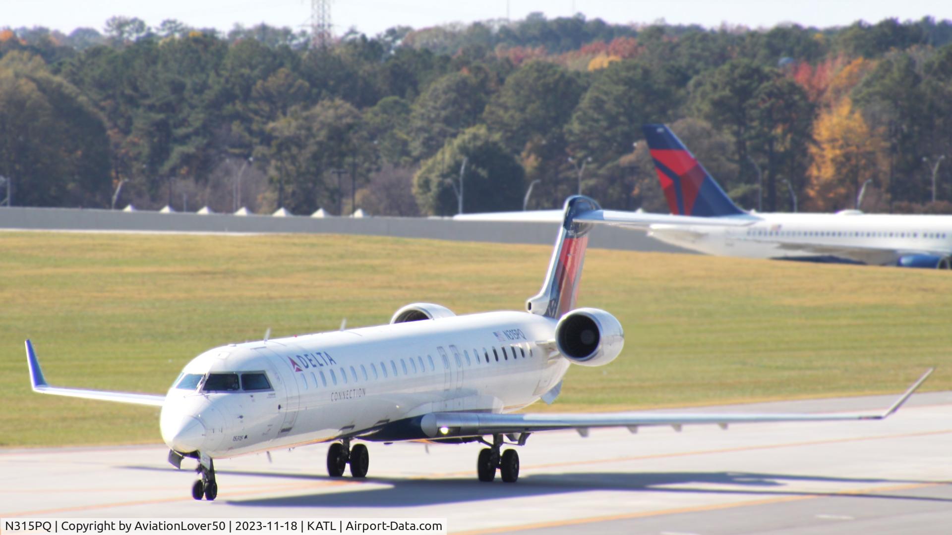 N315PQ, 2014 Bombardier CRJ-900LR (CL-600-2D24) C/N 15315, Delta CRJ9