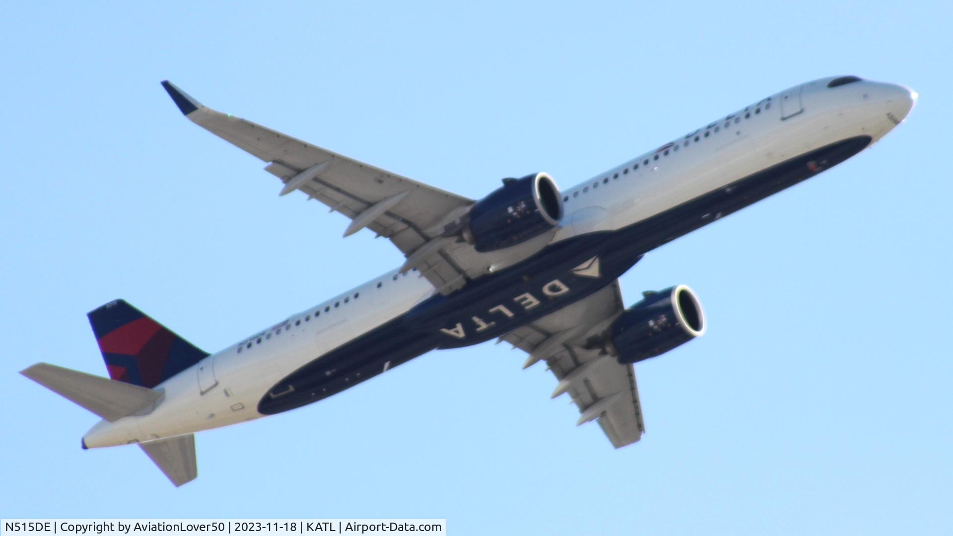 N515DE, 2022 Airbus A321-271NX C/N 11141, Delta A21N