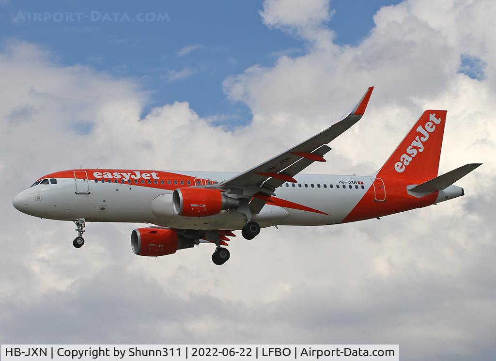 HB-JXN, 2018 Airbus A320-214 C/N 8068, Landing rwy 14R