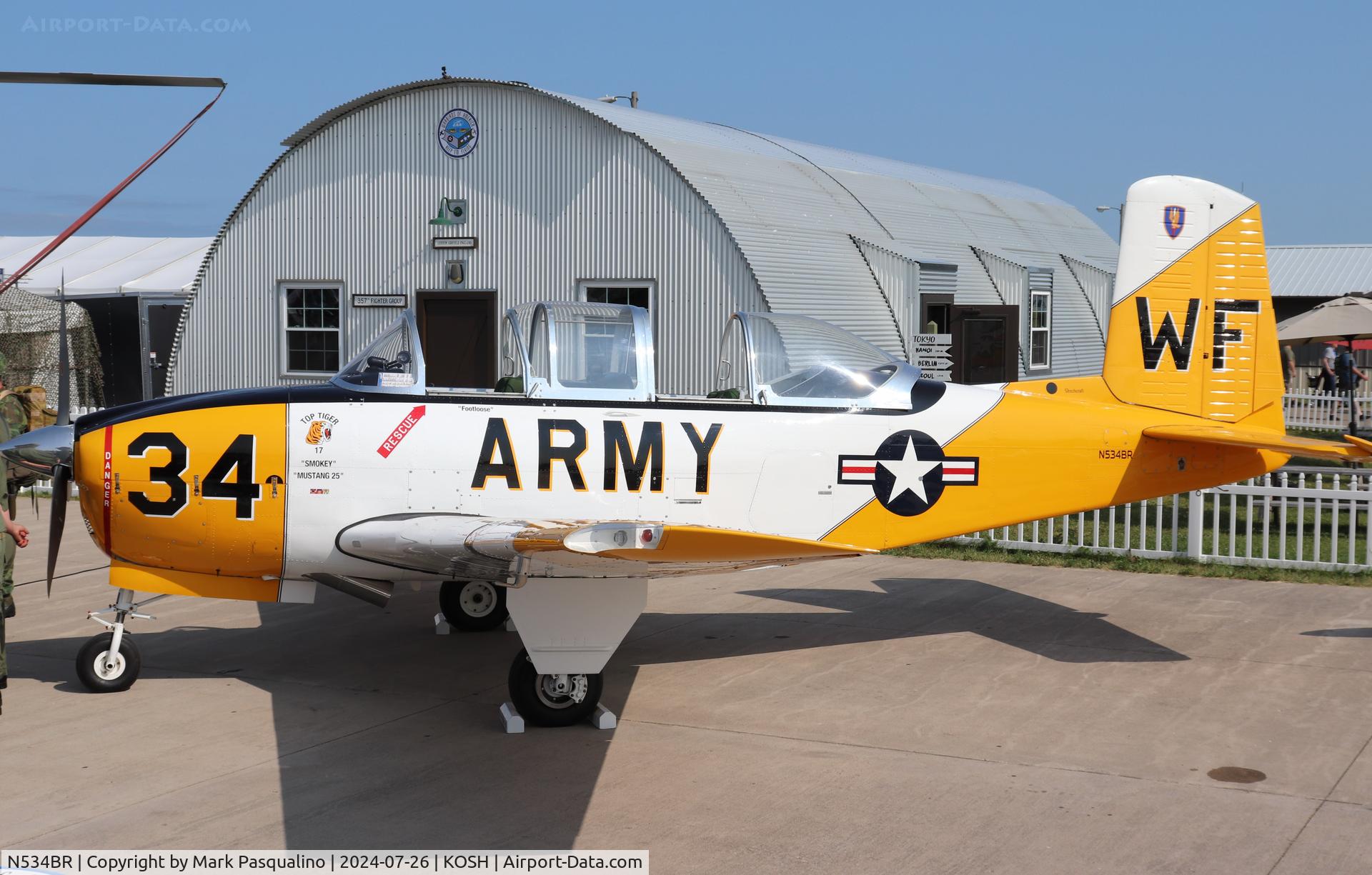 N534BR, 1956 Beech T-34B C/N BG291, Beech T-34B