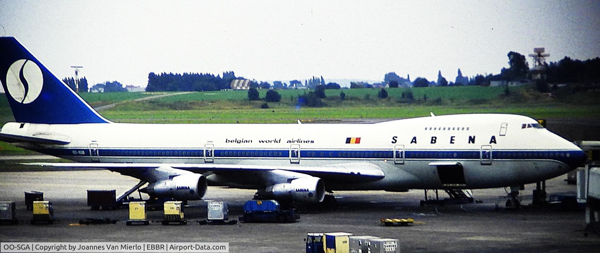 OO-SGA, 1970 Boeing 747-129 C/N 20401, ex-slide