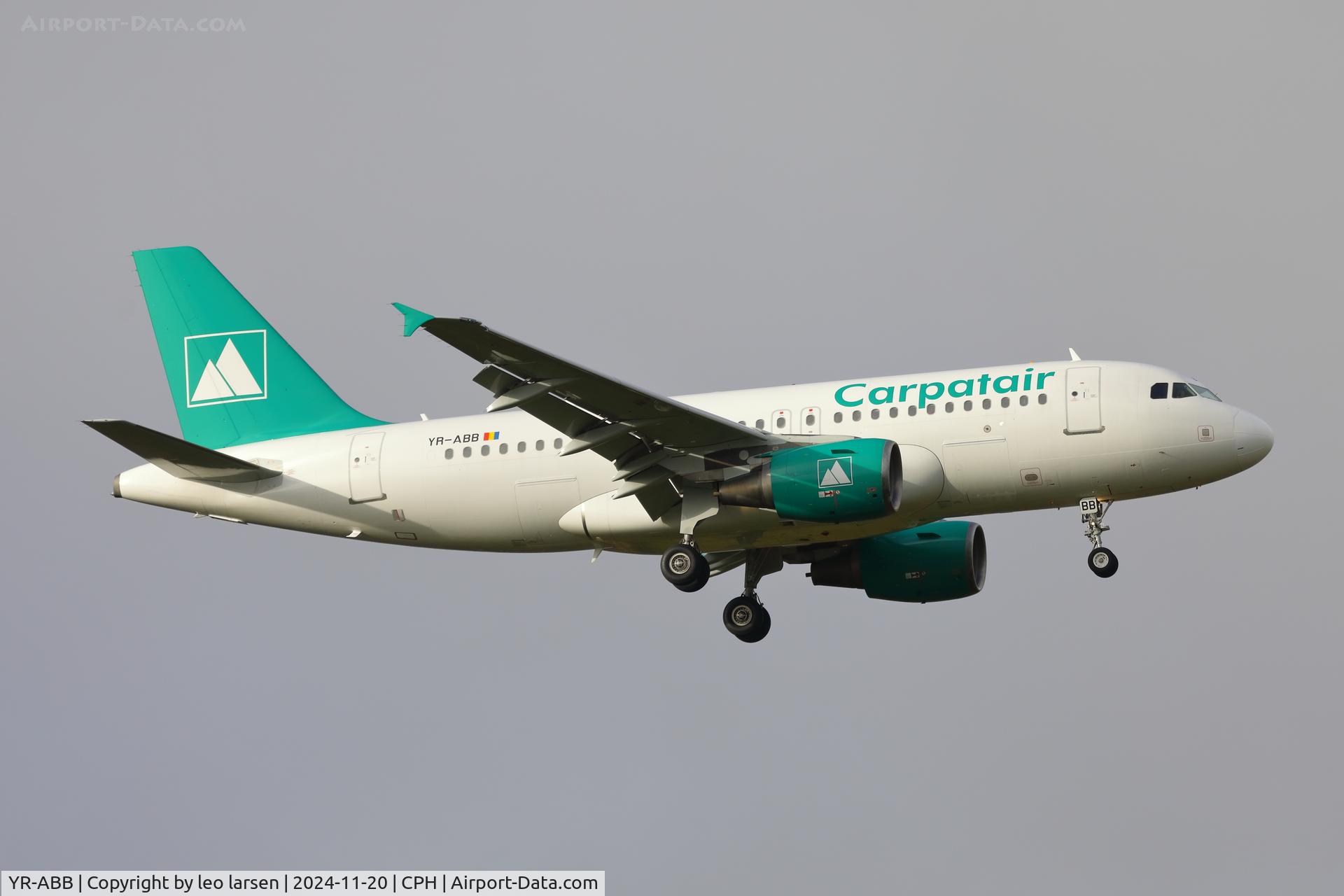 YR-ABB, 2009 Airbus A319-112 C/N 3818, Copenhagen 20.11.2024