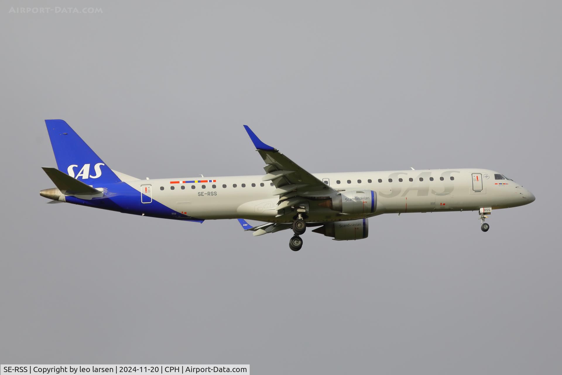 SE-RSS, 2011 Embraer ERJ-195LR (ERJ-190-200LR) C/N 19000437, Copenhagen 20.11.2024