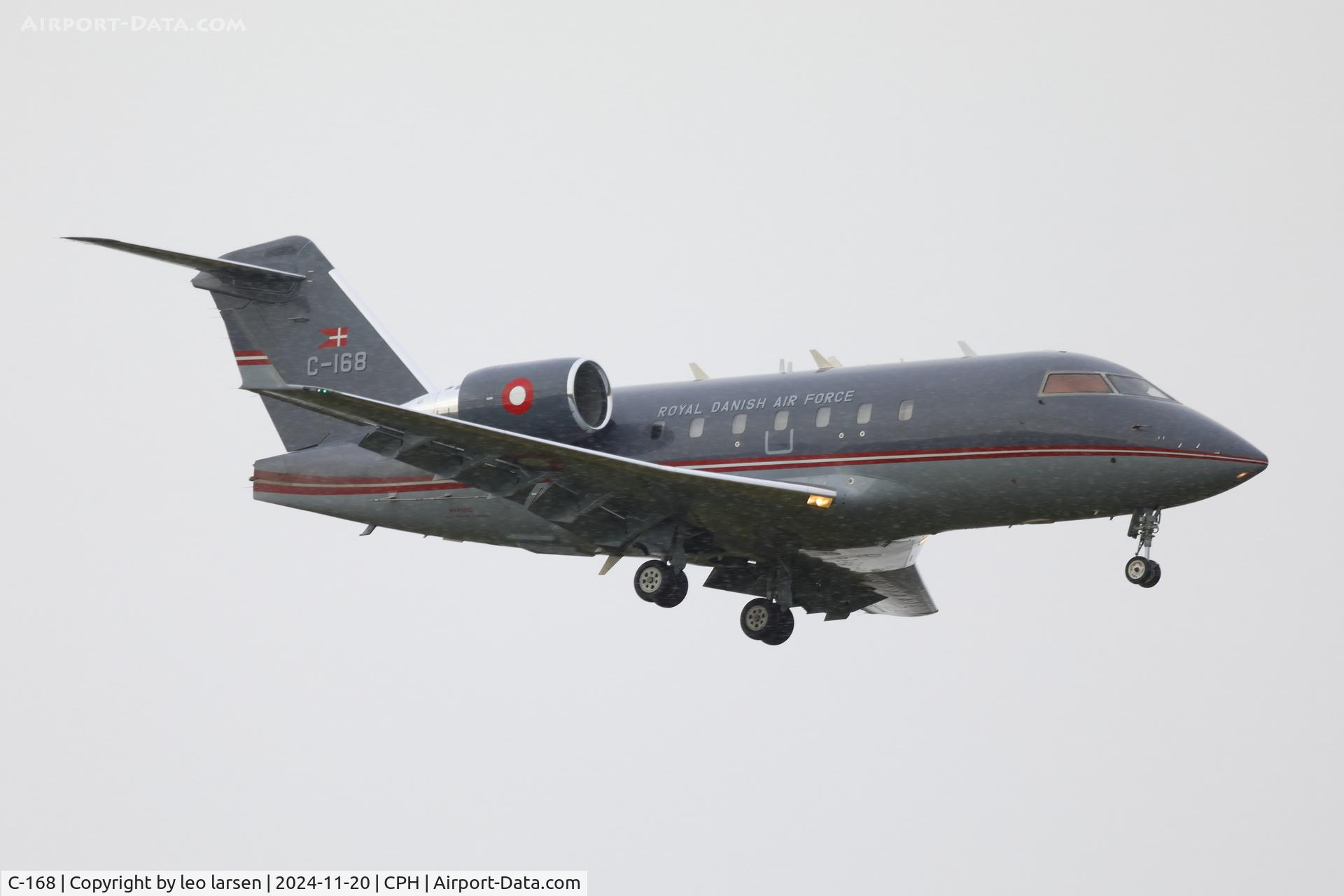 C-168, 2000 Bombardier Challenger 604 (CL-600-2B16) C/N 5468, Copenhagen 20.11.2024