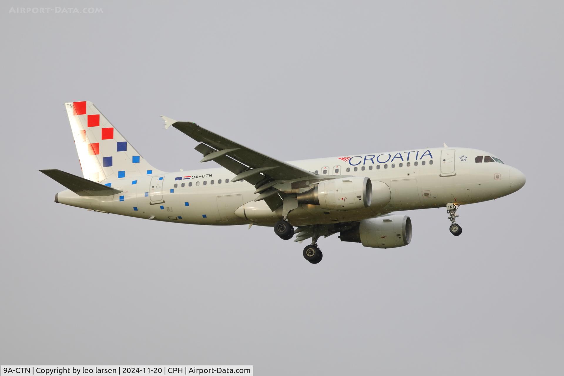 9A-CTN, 2012 Airbus A319-112 C/N 5085, Copenhagen 20.11.2024