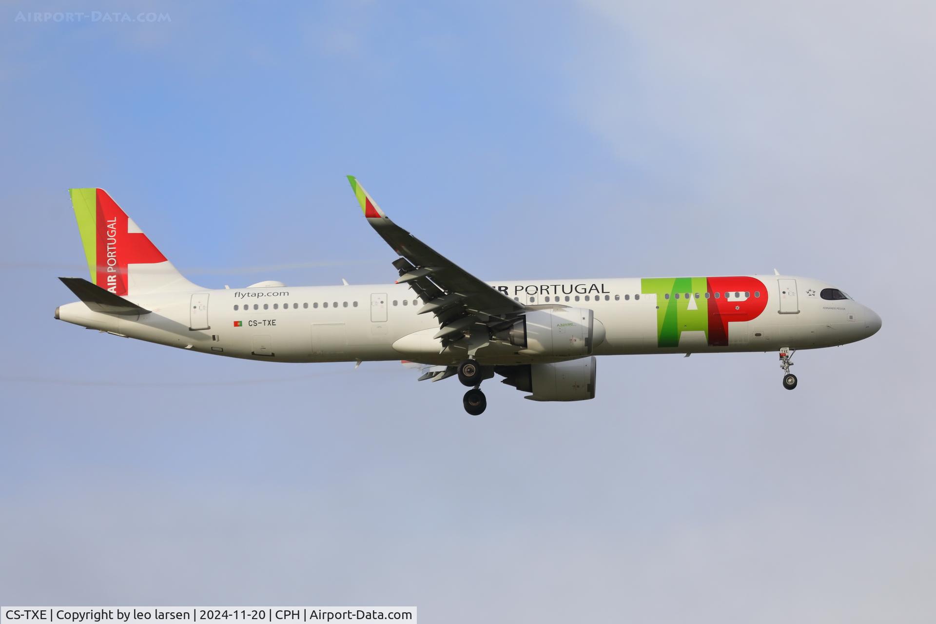 CS-TXE, 2020 Airbus A321-251NX C/N 9120, Copenhagen 20.11.2024