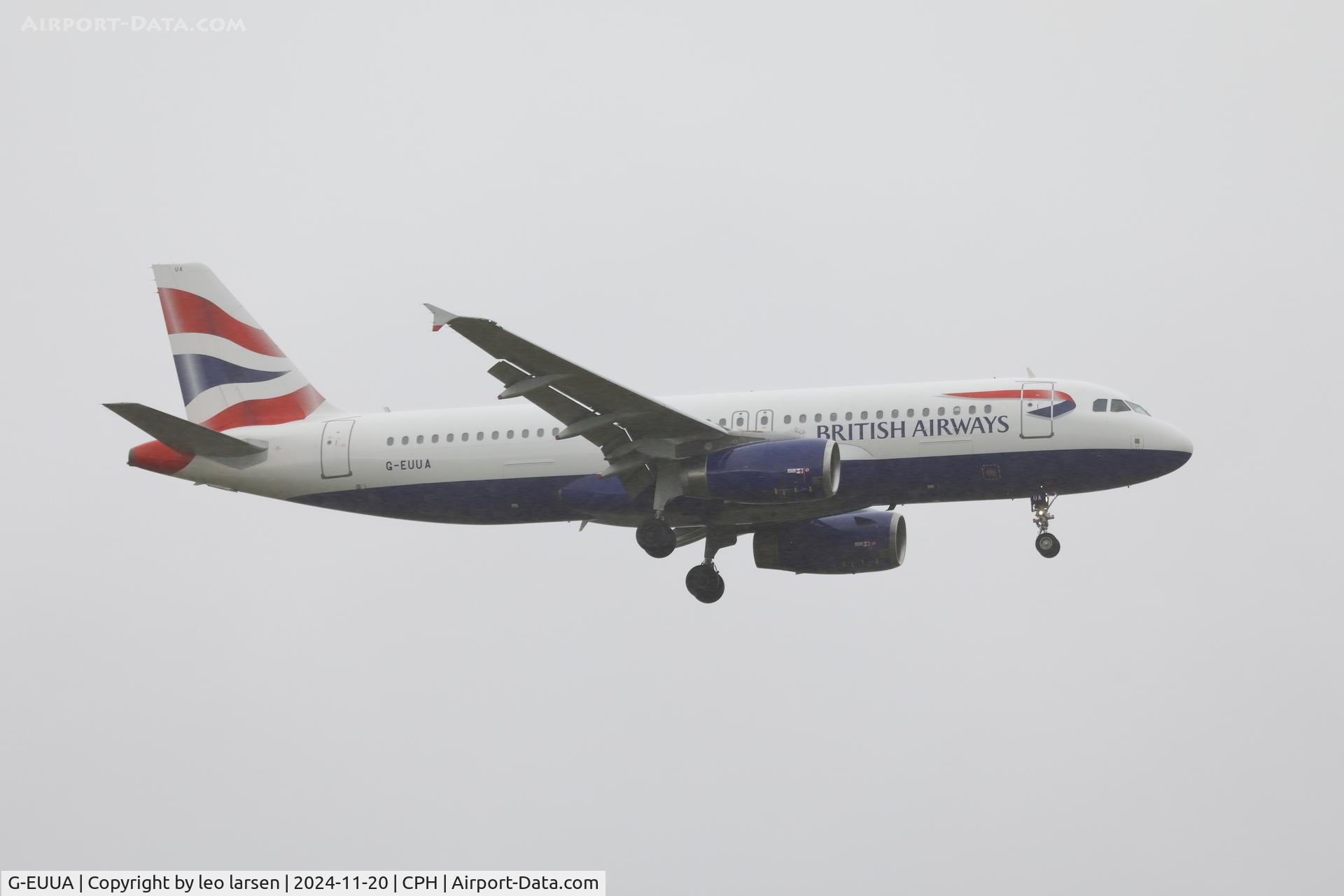 G-EUUA, 2001 Airbus A320-232 C/N 1661, Copenhagen 20.11.2024