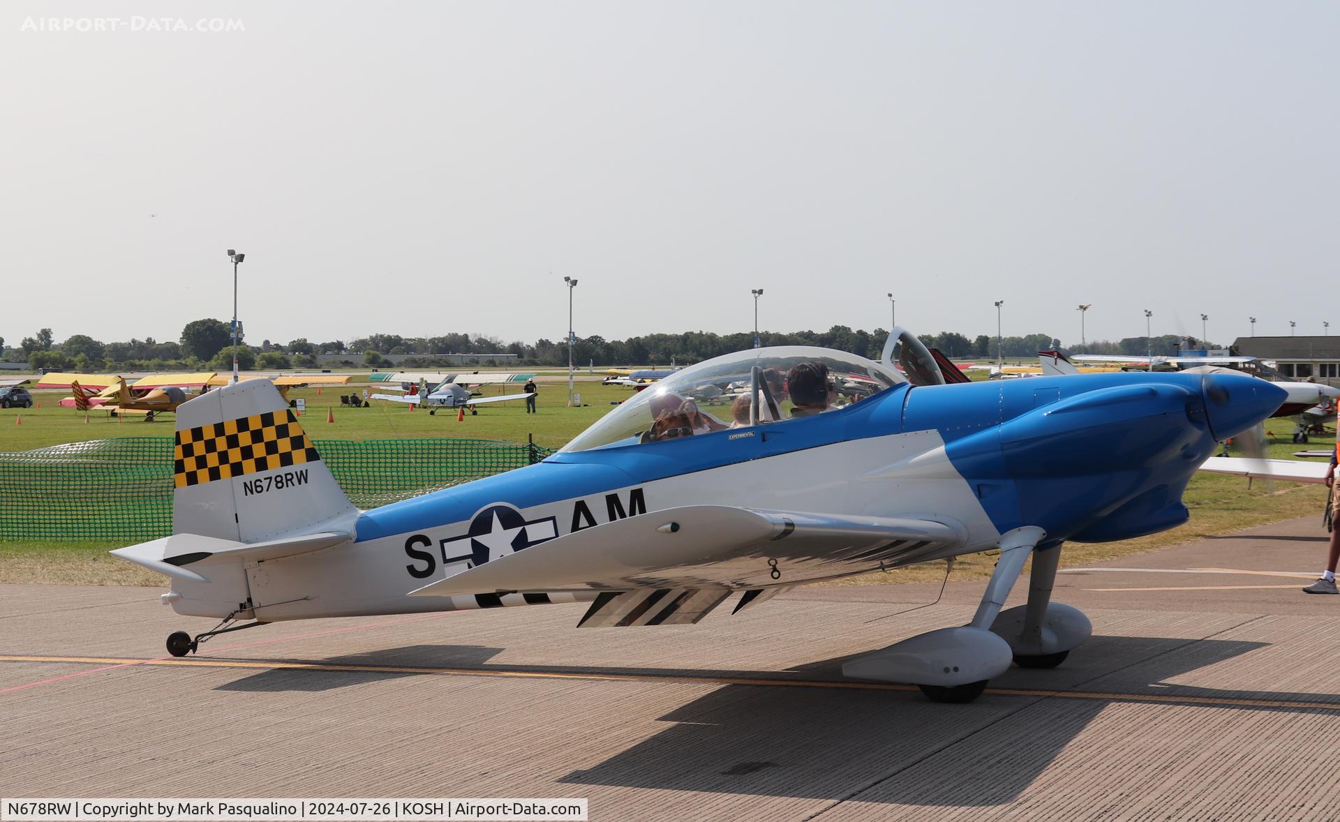N678RW, 2002 Vans RV-4 C/N 2823, Vans RV-4