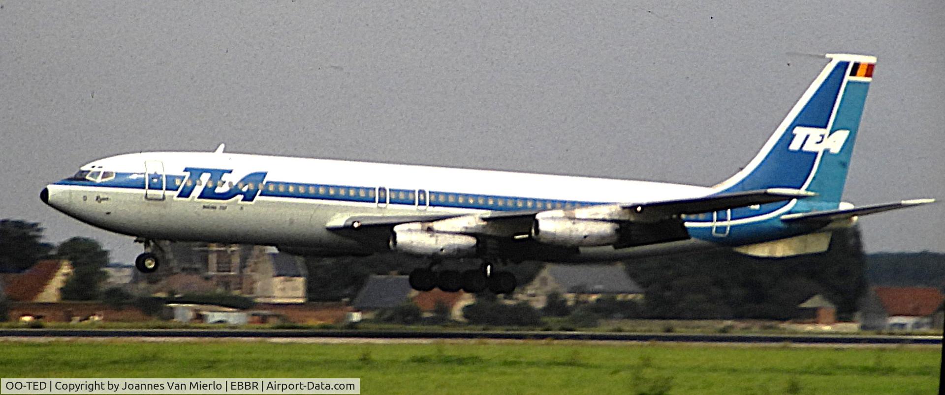 OO-TED, 1959 Boeing 707-131 C/N 17665, ex-slide