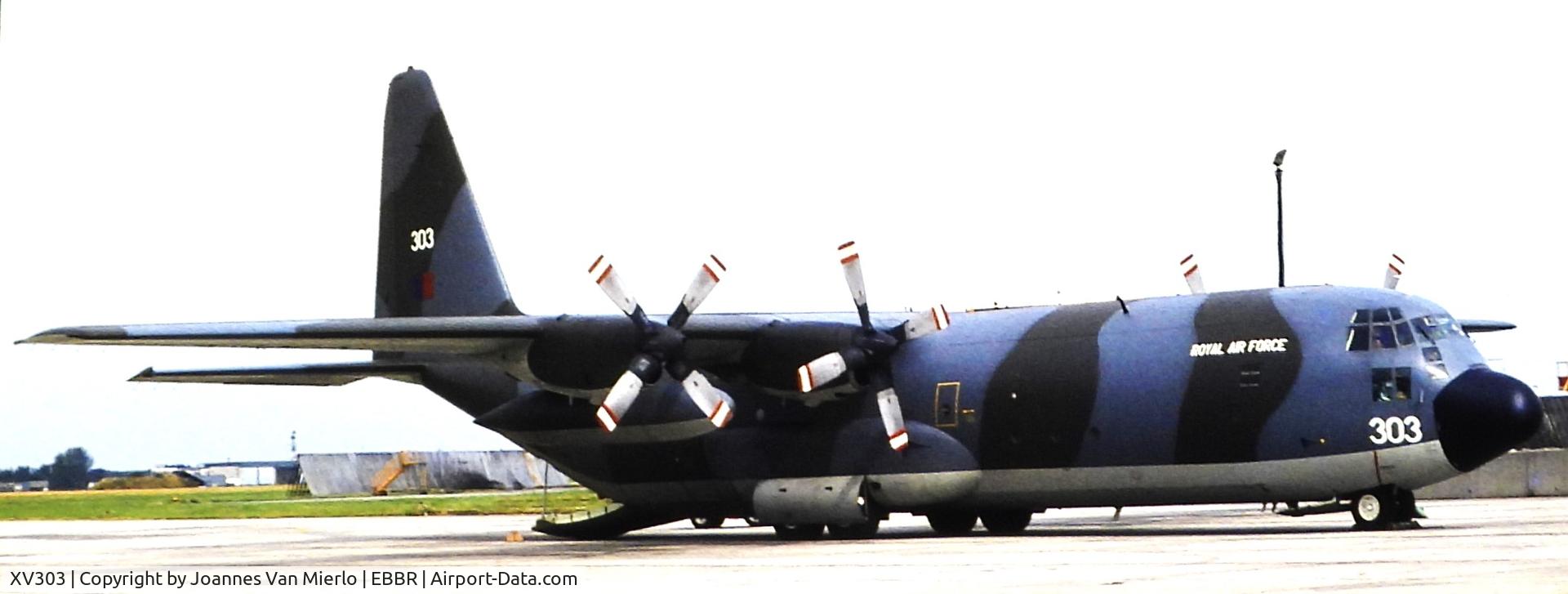 XV303, 1967 Lockheed C-130K Hercules C.3 C/N 382-4271, ex-slide