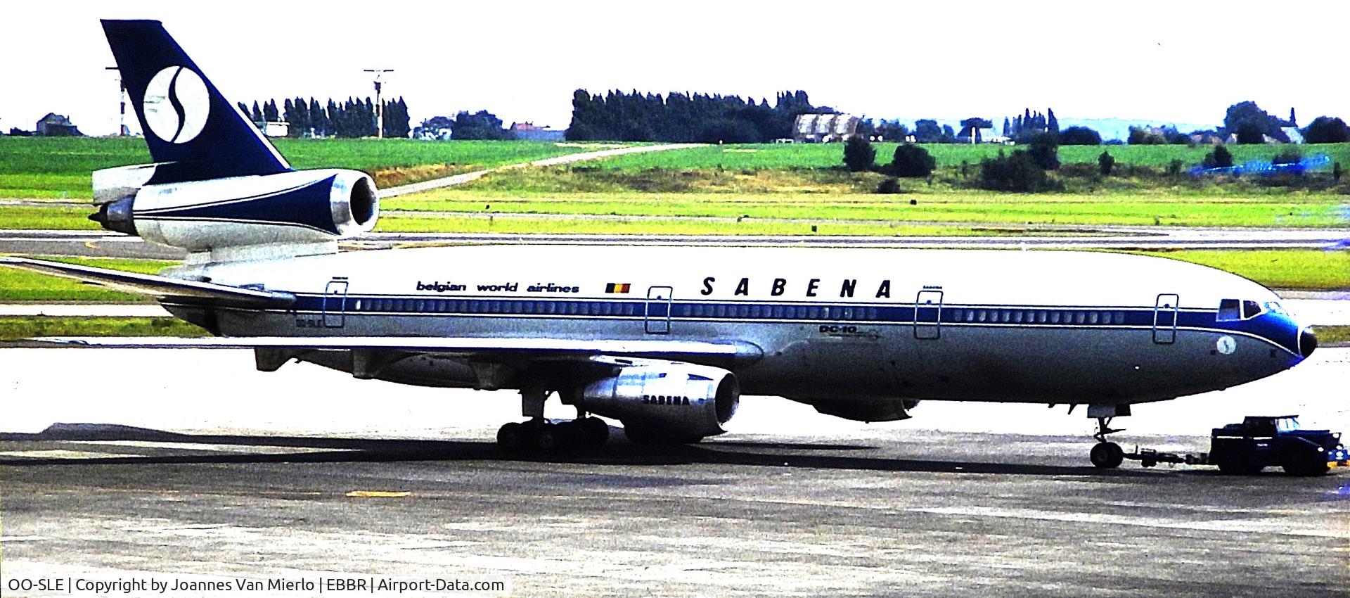 OO-SLE, 1980 McDonnell Douglas DC-10-30F C/N 47836, ex-slide