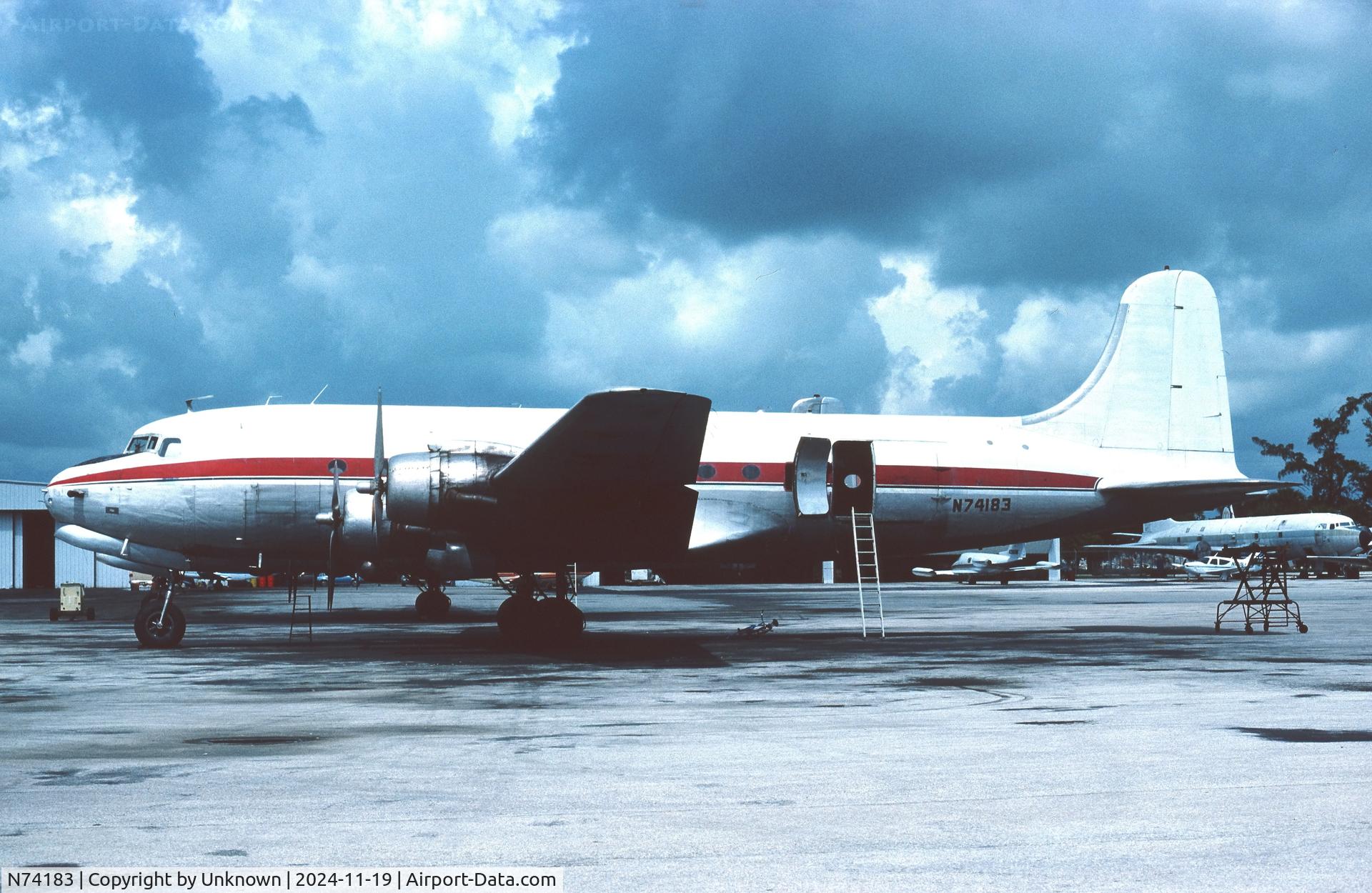 N74183, 1943 Douglas C-54A Skymaster (DC-4) C/N 10314, Unknown