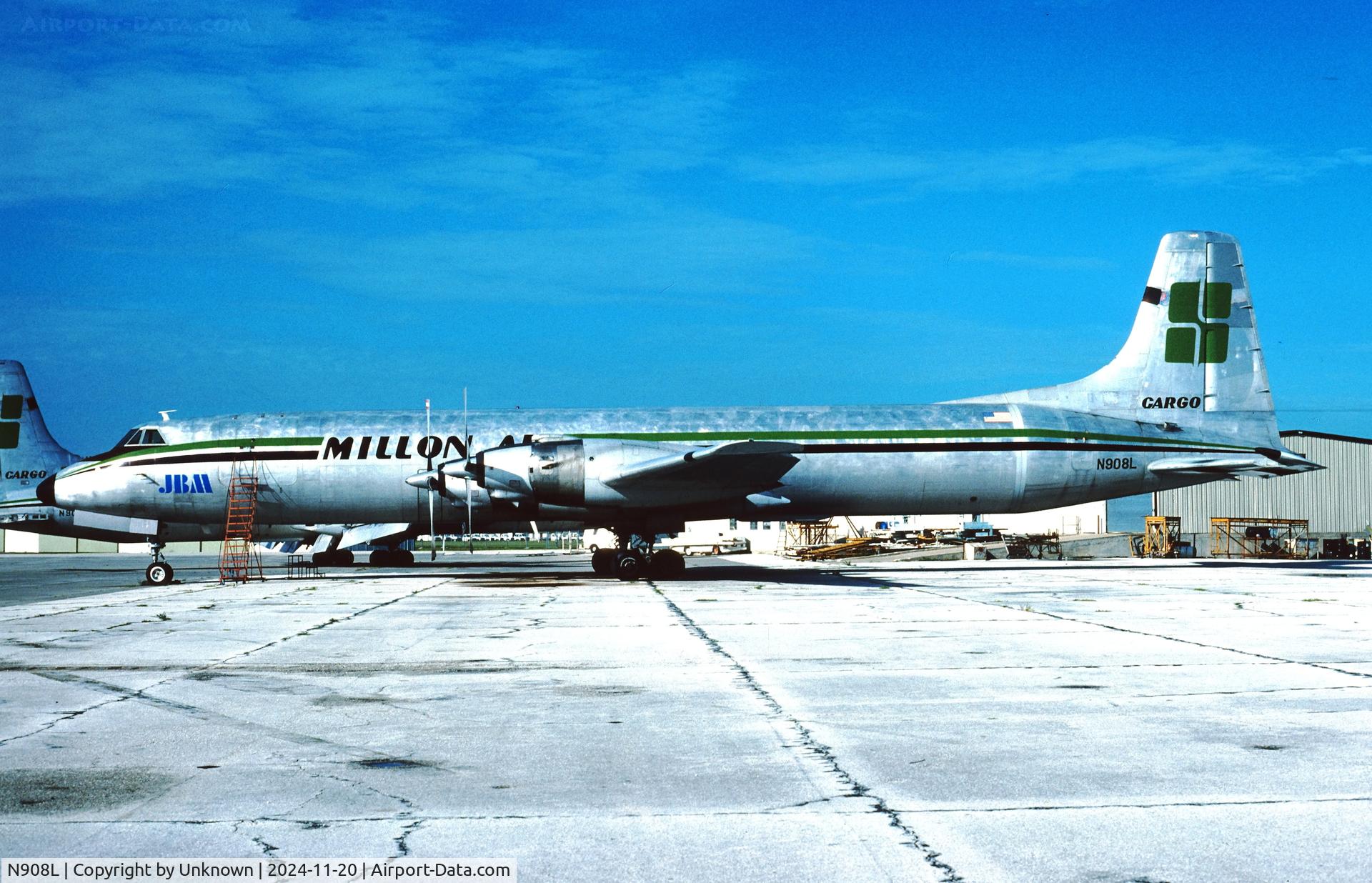 N908L, 1962 Canadair CL-44D4 C/N 17, Unknown