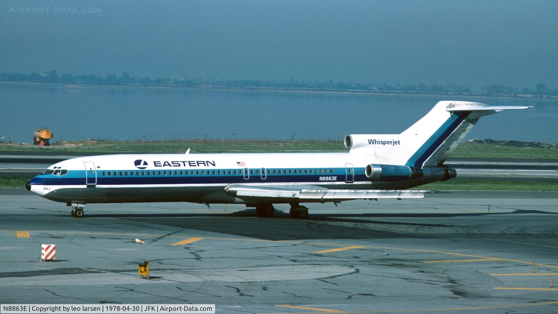 N8863E, 1973 Boeing 727-225 C/N 20625, JFK 5.1978