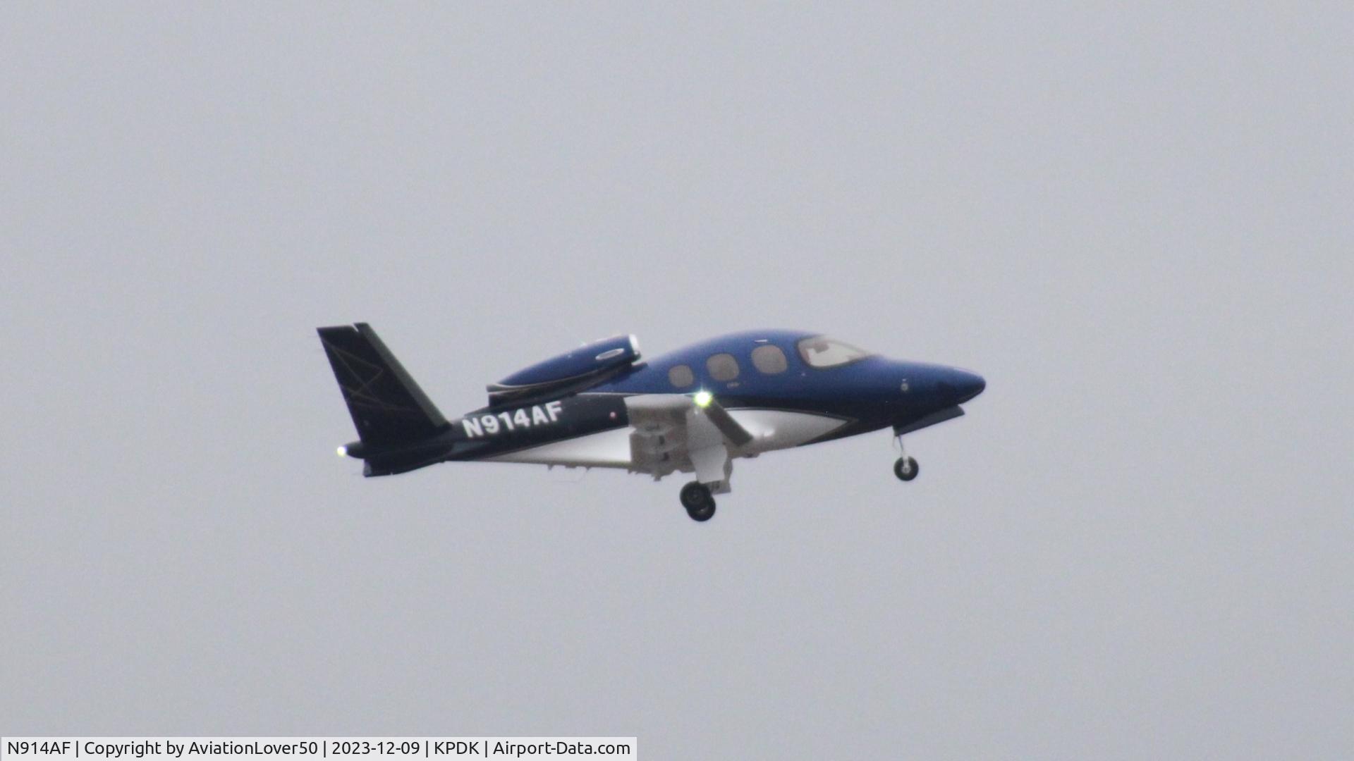 N914AF, 2018 Cirrus SF-50 Vision C/N 0074, SF50 Vision