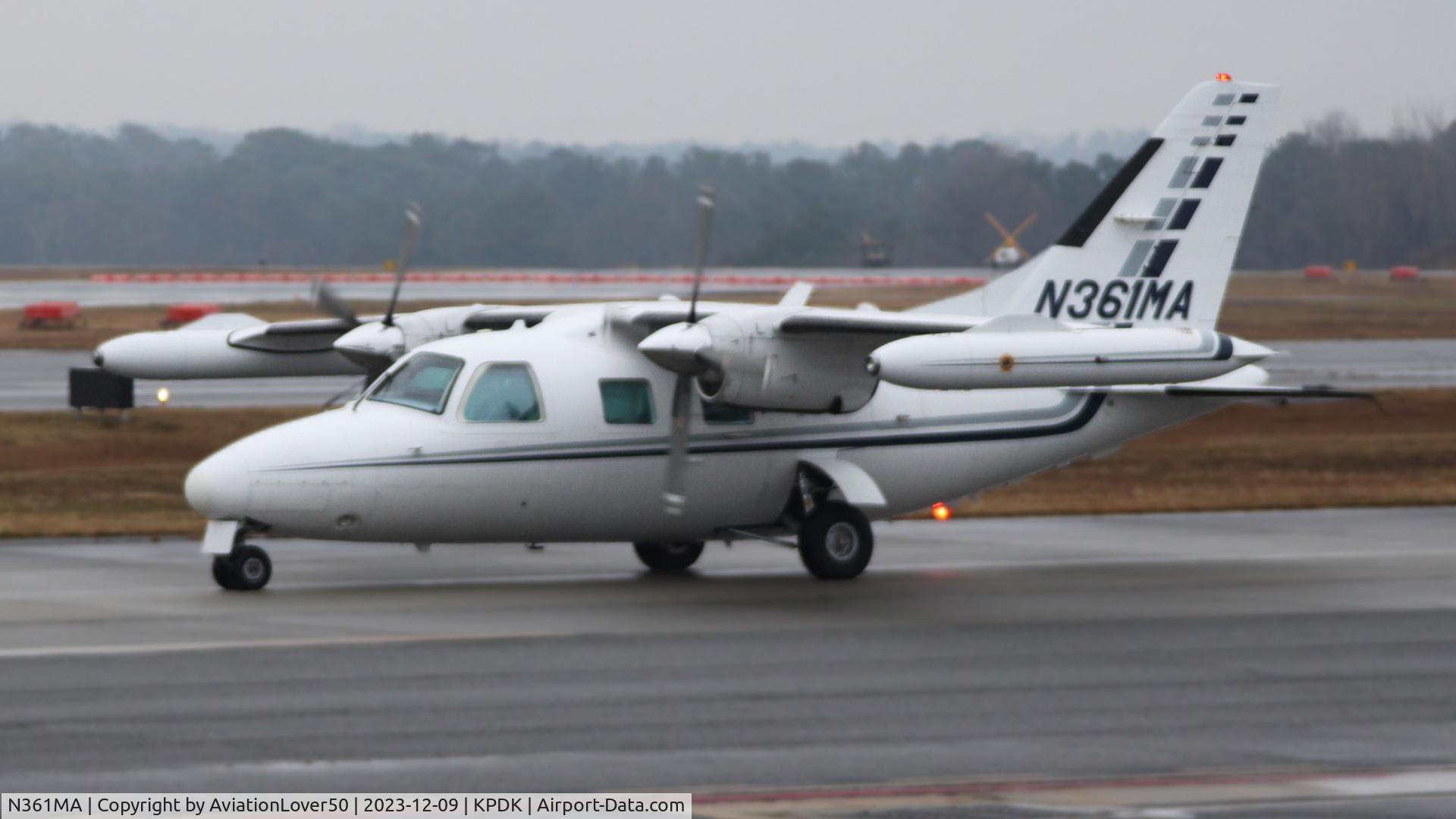 N361MA, 1980 Mitsubishi MU-2B-40 Solitaire C/N 429 S.A., MU-2B-40
