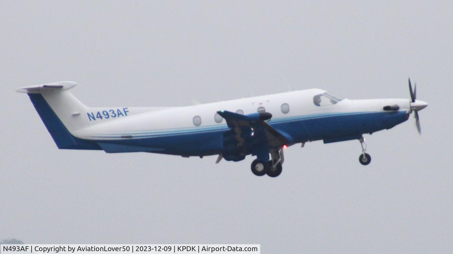 N493AF, 2014 Pilatus PC-12 NG C/N 1493, PlaneSense PC-12