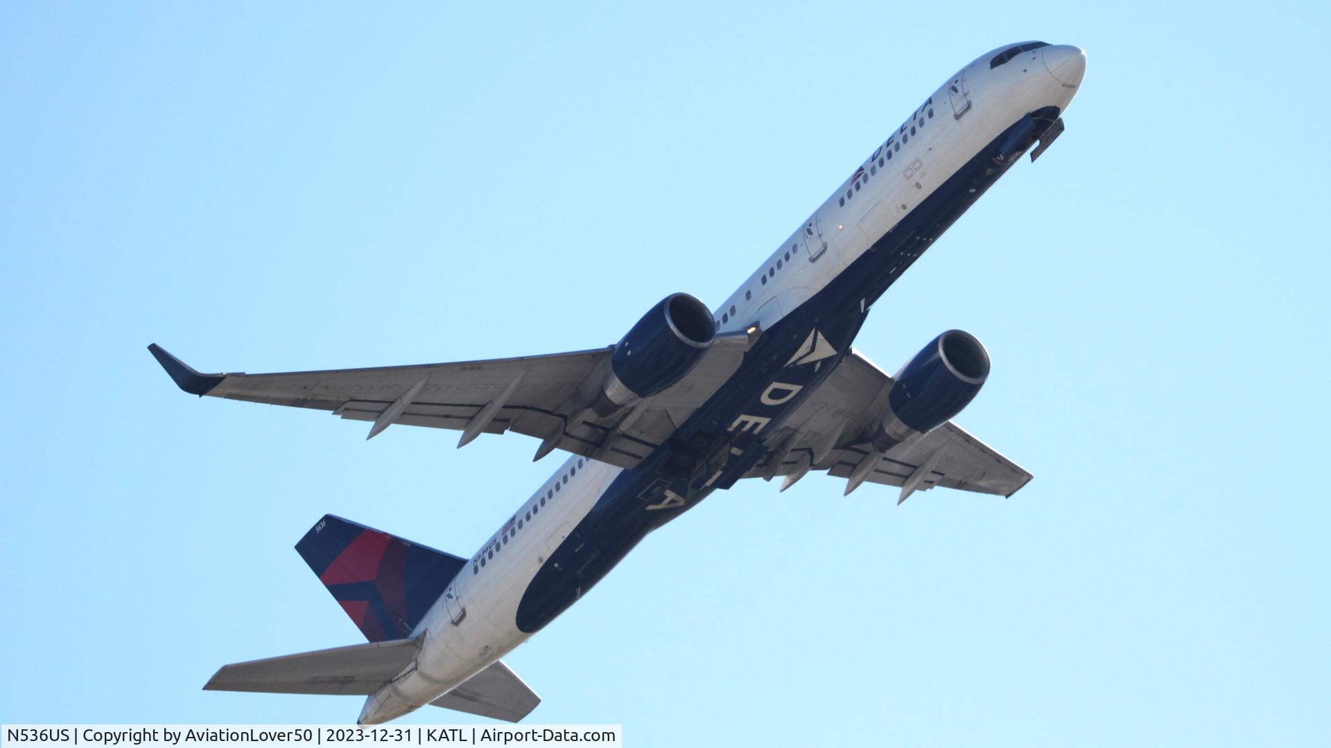 N536US, 1995 Boeing 757-251 C/N 26483, Delta 752