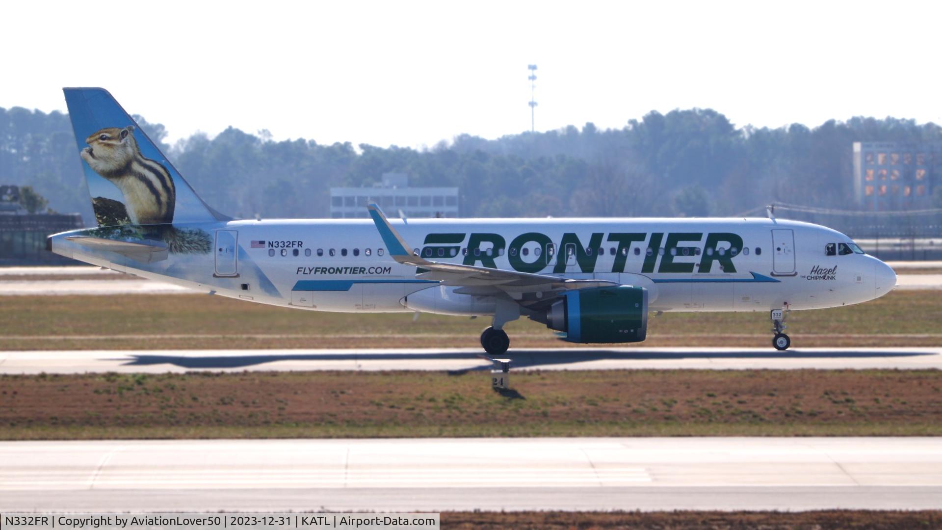 N332FR, 2018 Airbus A320-251N C/N 8307, Frontier A20N