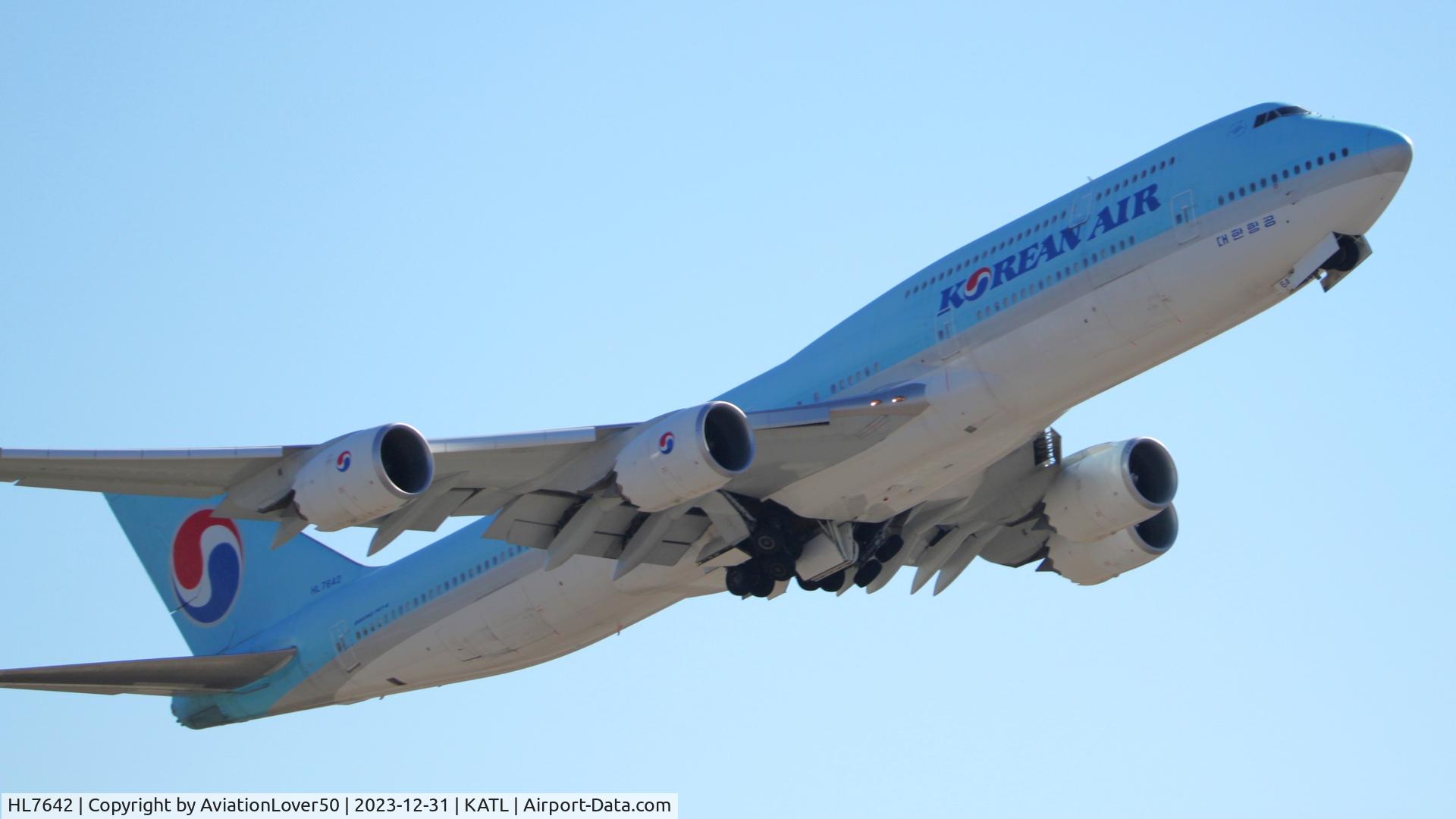 HL7642, 2017 Boeing 747-8 C/N 60409, Korean 748